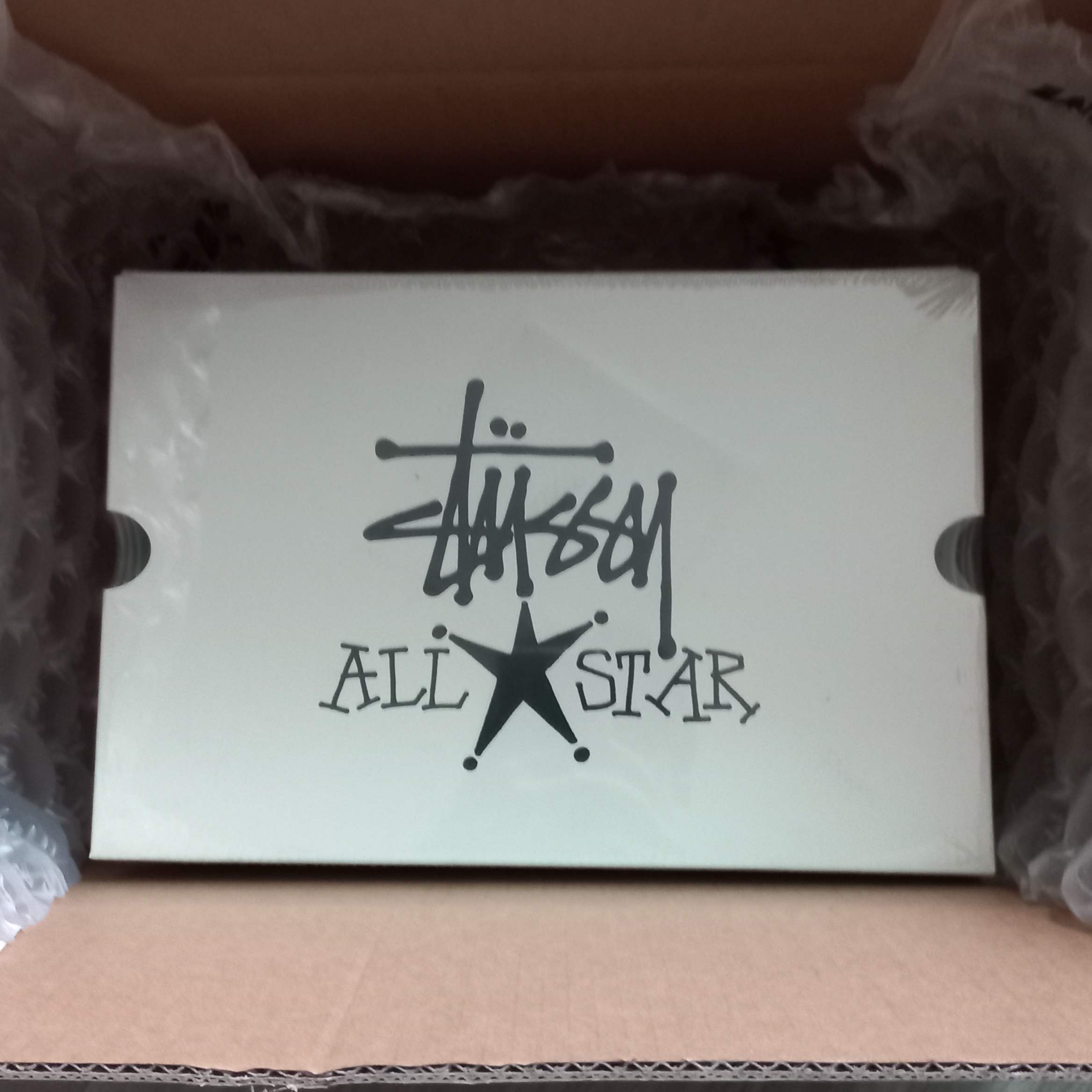 Converse x Stussy Chuck 70 High Black 착용 스타일 - 3