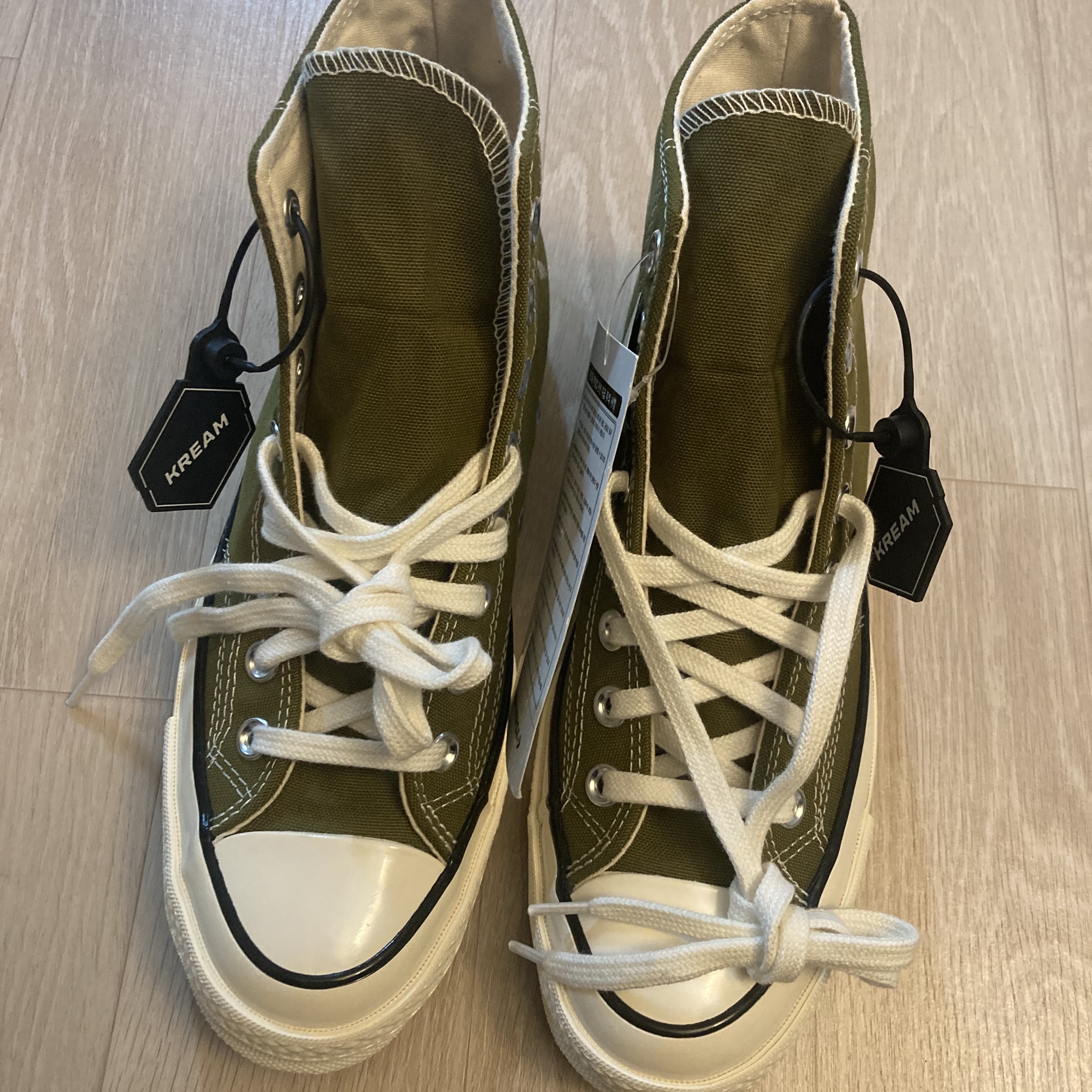 Converse Chuck 70 High Dark Moss 착용 스타일