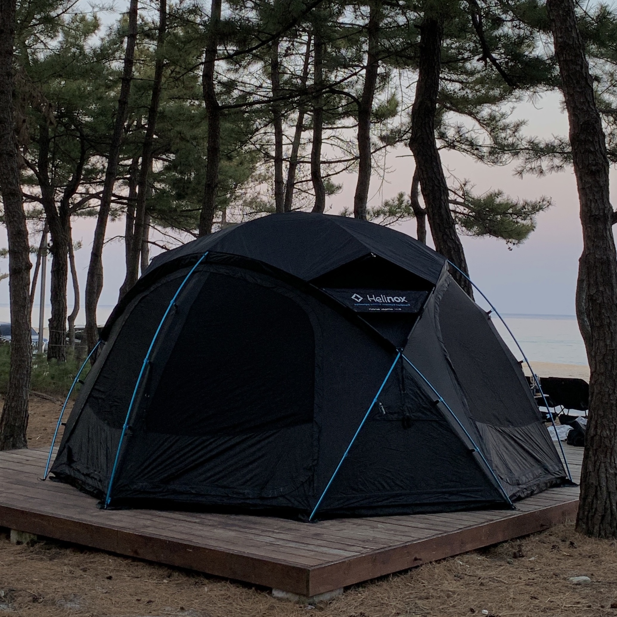Helinox Nona Dome 4.0 Black 착용 스타일
