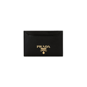 Prada Vitello Move Saffiano Leather Card Holder Black