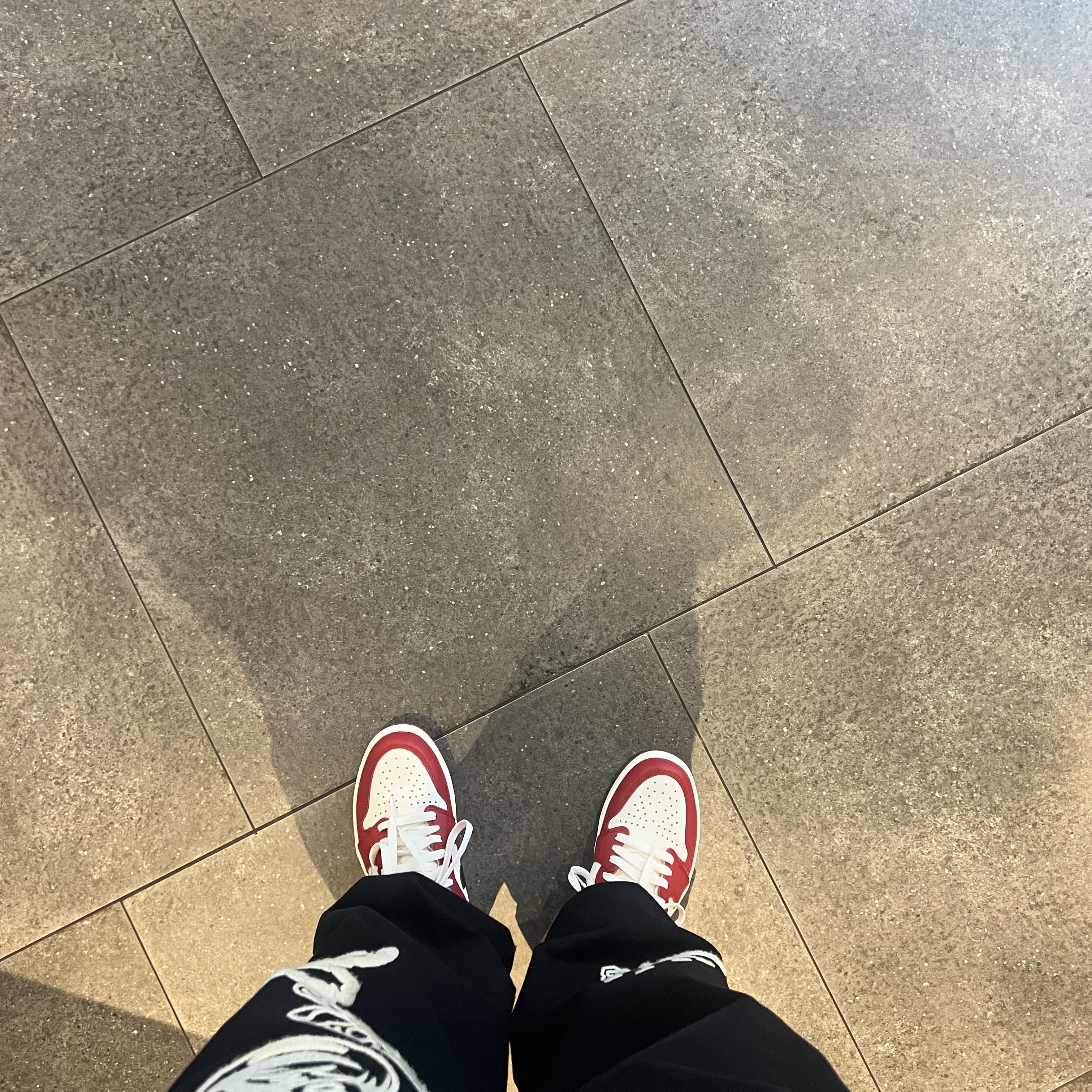 Jordan 1 Retro High OG Chicago 2022, Stussy Noma Icon Beach Pants Washed Black 착용 스타일 - 1