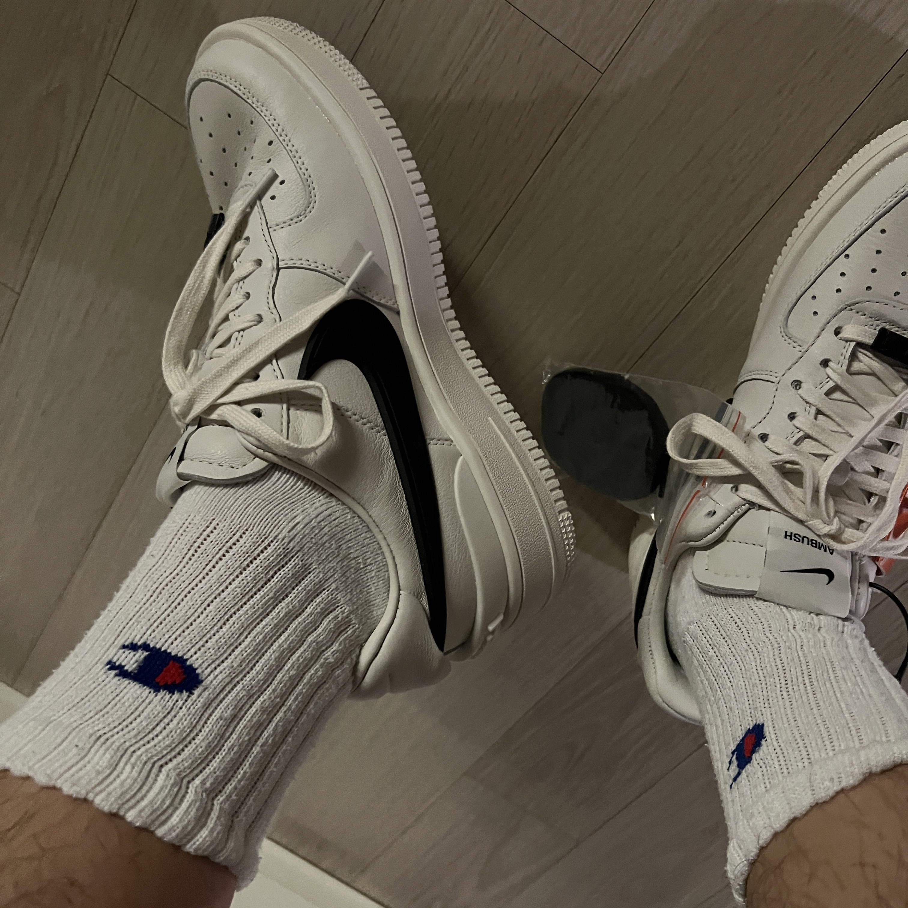 Nike x Ambush Air Force 1 Low SP Phantom 착용 스타일 - 3