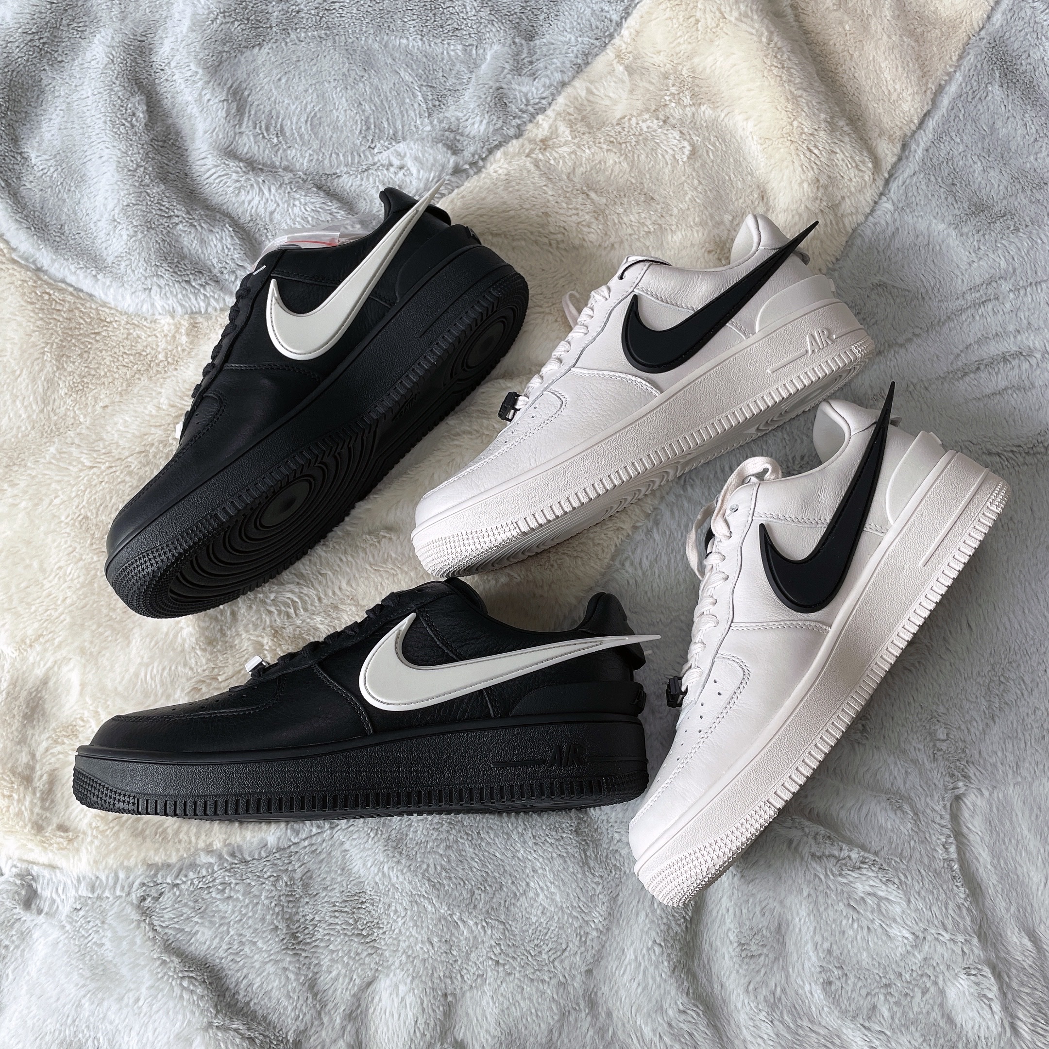 Nike x Ambush Air Force 1 Low SP Phantom, Nike x Ambush Air Force 1 Low SP Black 착용 스타일