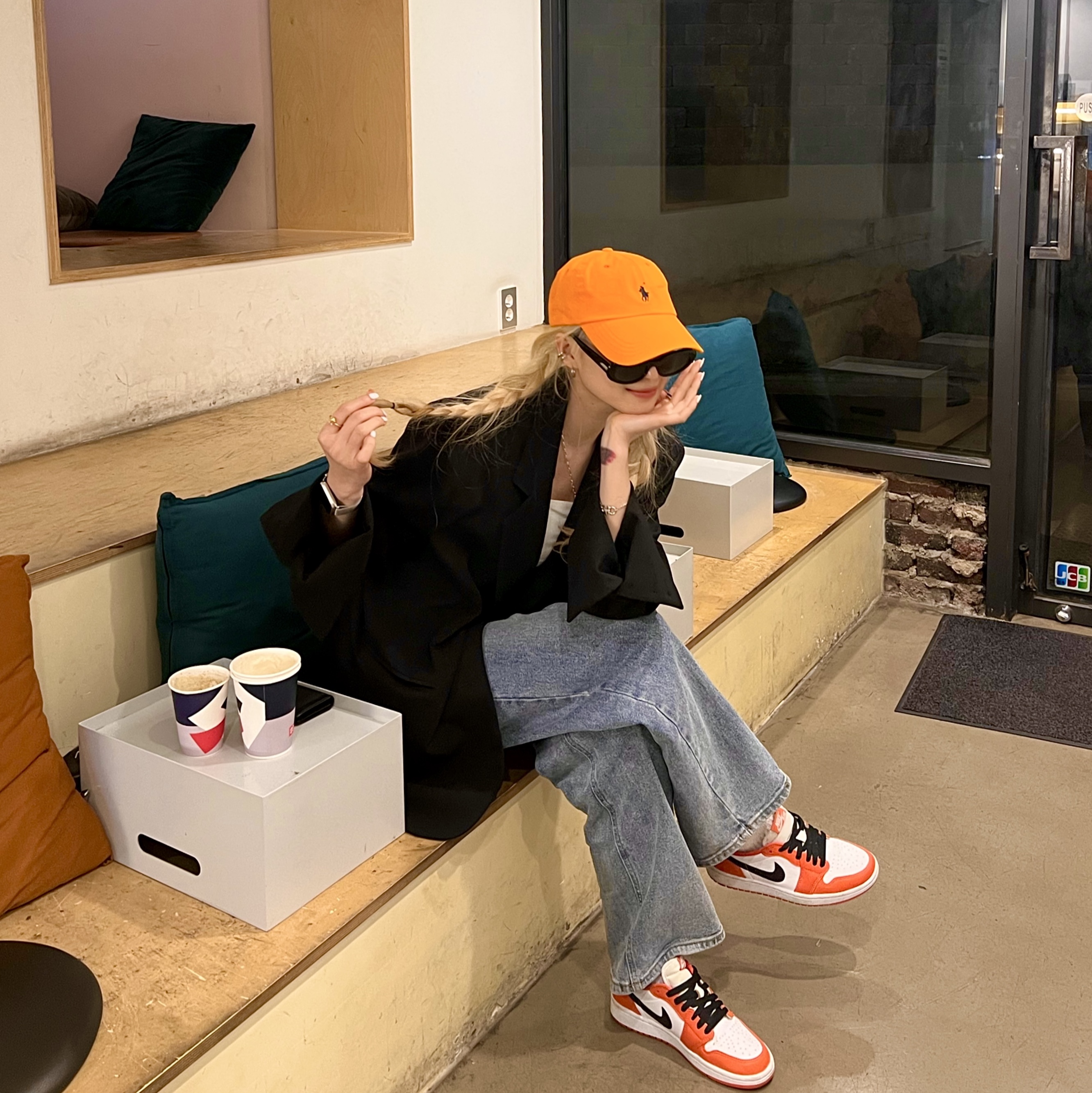 Jordan 1 Low OG Starfish 착용 스타일