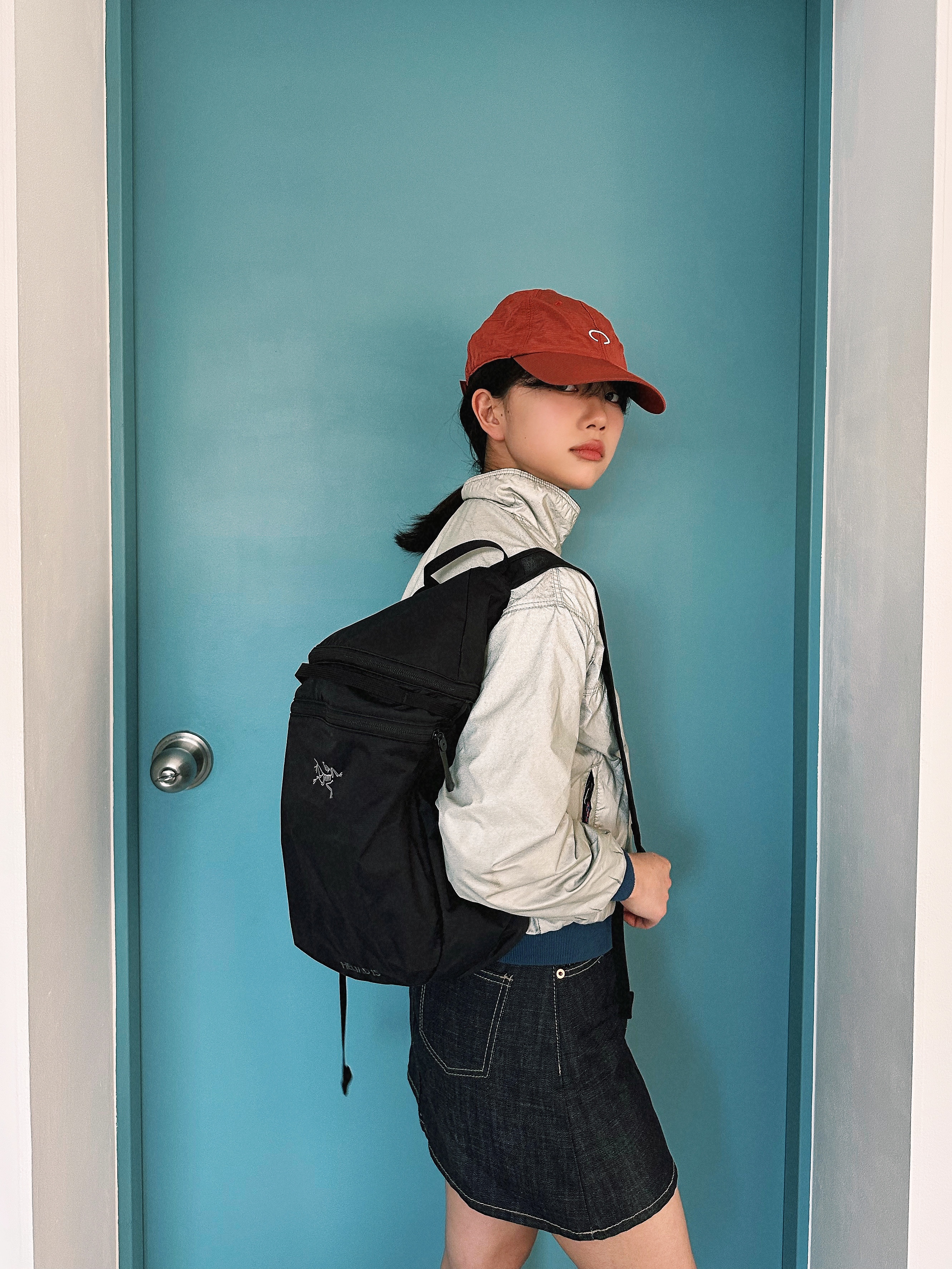 Arc'teryx Heliad 15 Backpack Black 착용 스타일 - 3