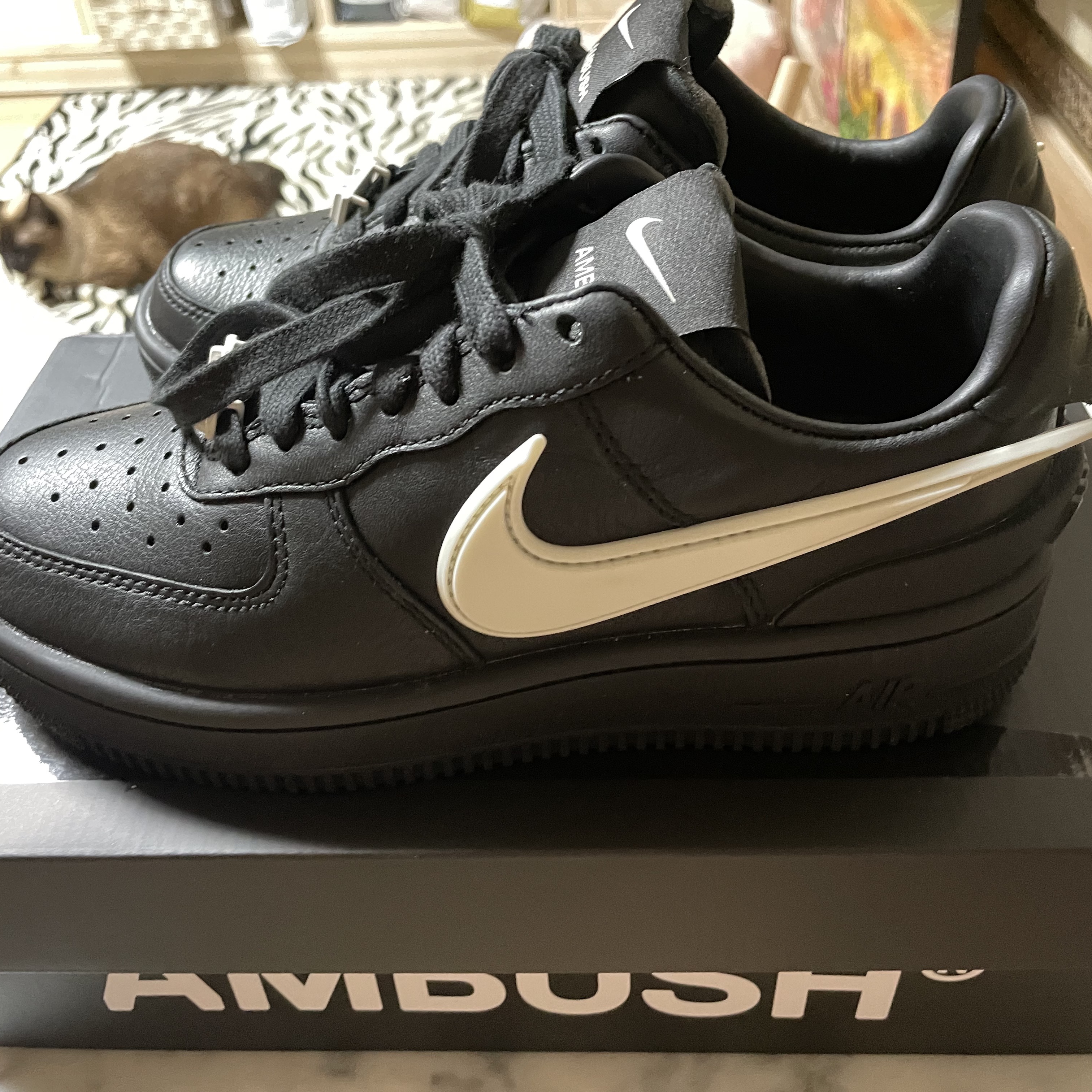Nike x Ambush Air Force 1 Low SP Black 착용 스타일 - 1