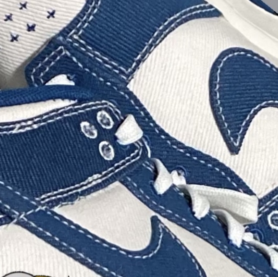 Nike Dunk Low Retro SE Industrial Blue 착용 스타일