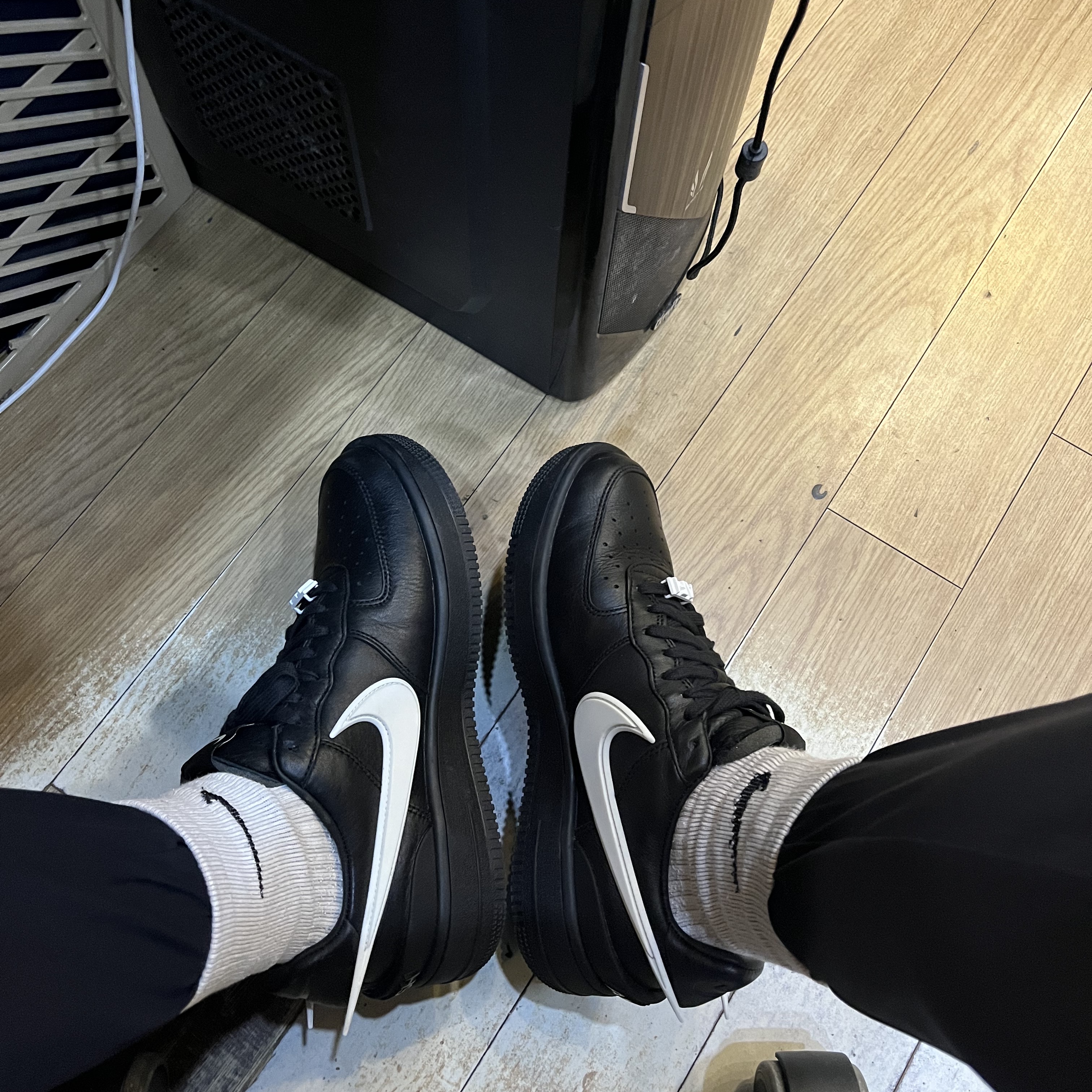 Nike x Ambush Air Force 1 Low SP Black 착용 스타일