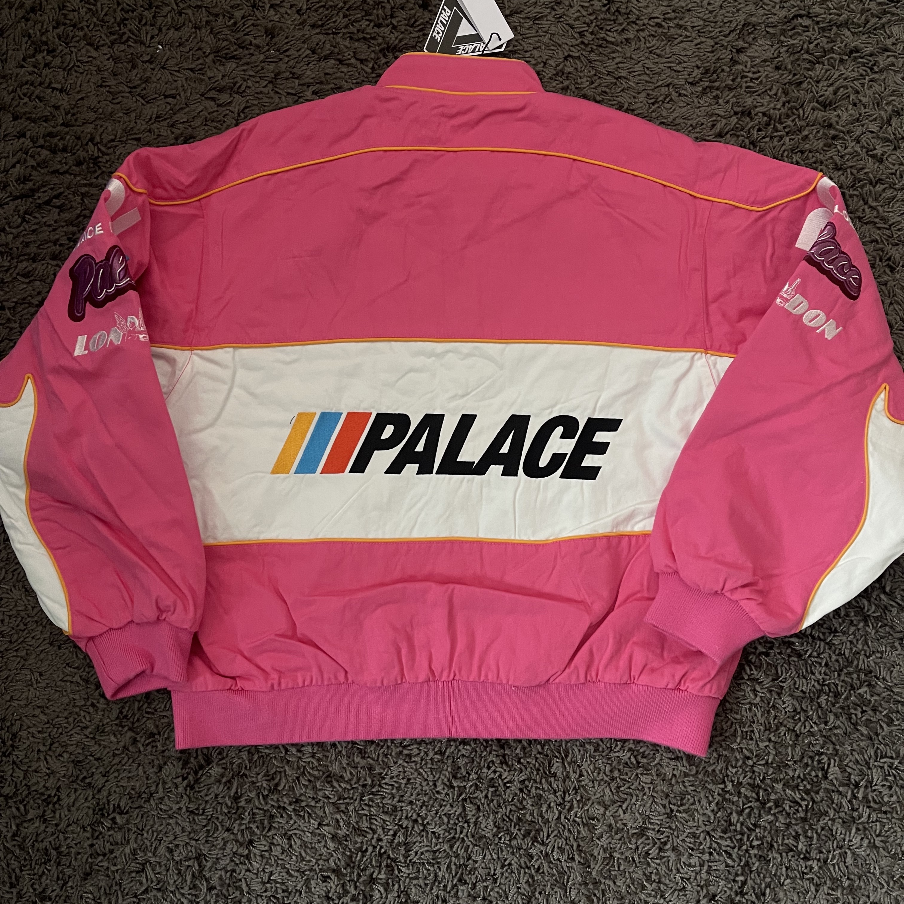 Palace Fast Cotton Jacket Pink - 23SS 착용 스타일 - 2