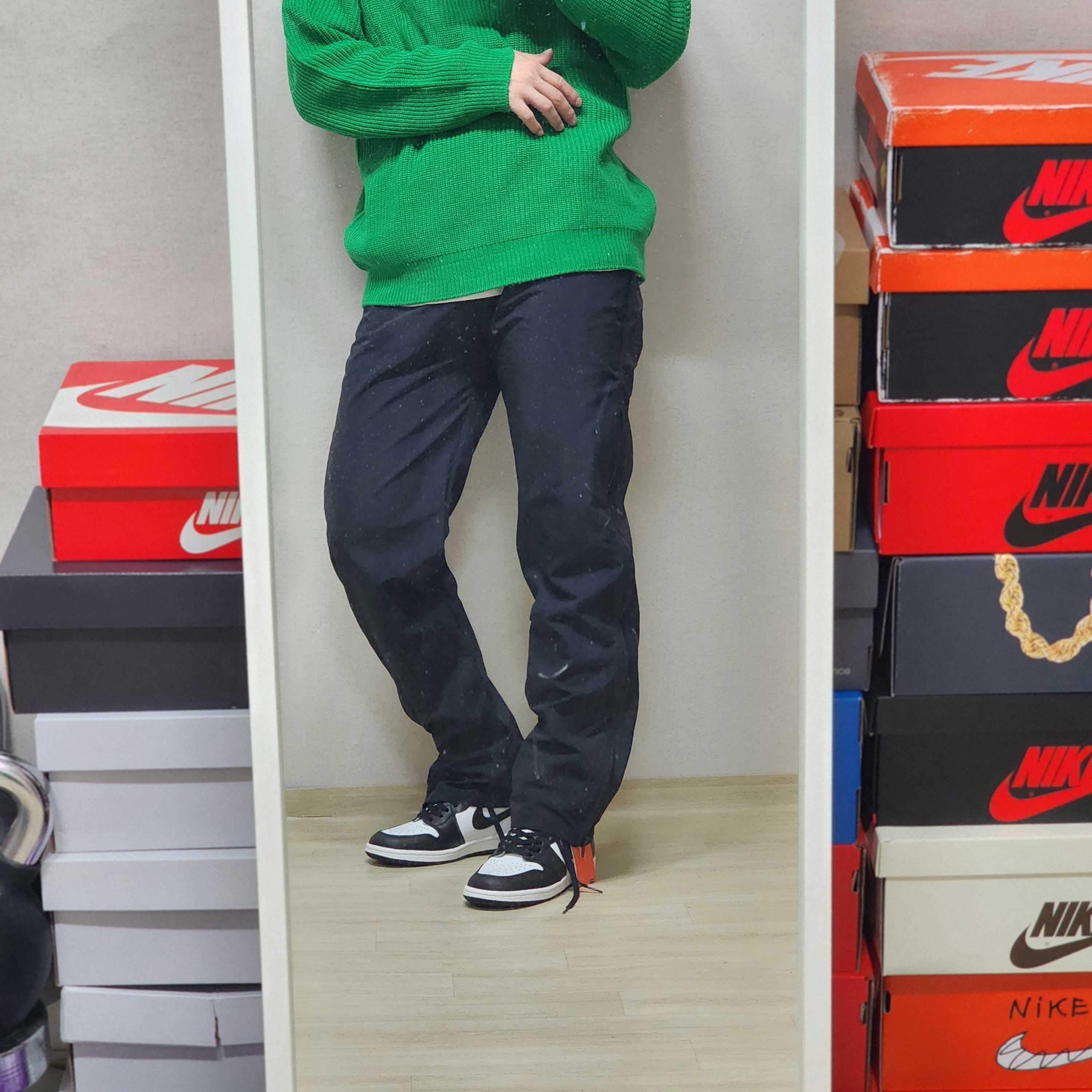 Jordan 1 High 85 Black White 착용 스타일