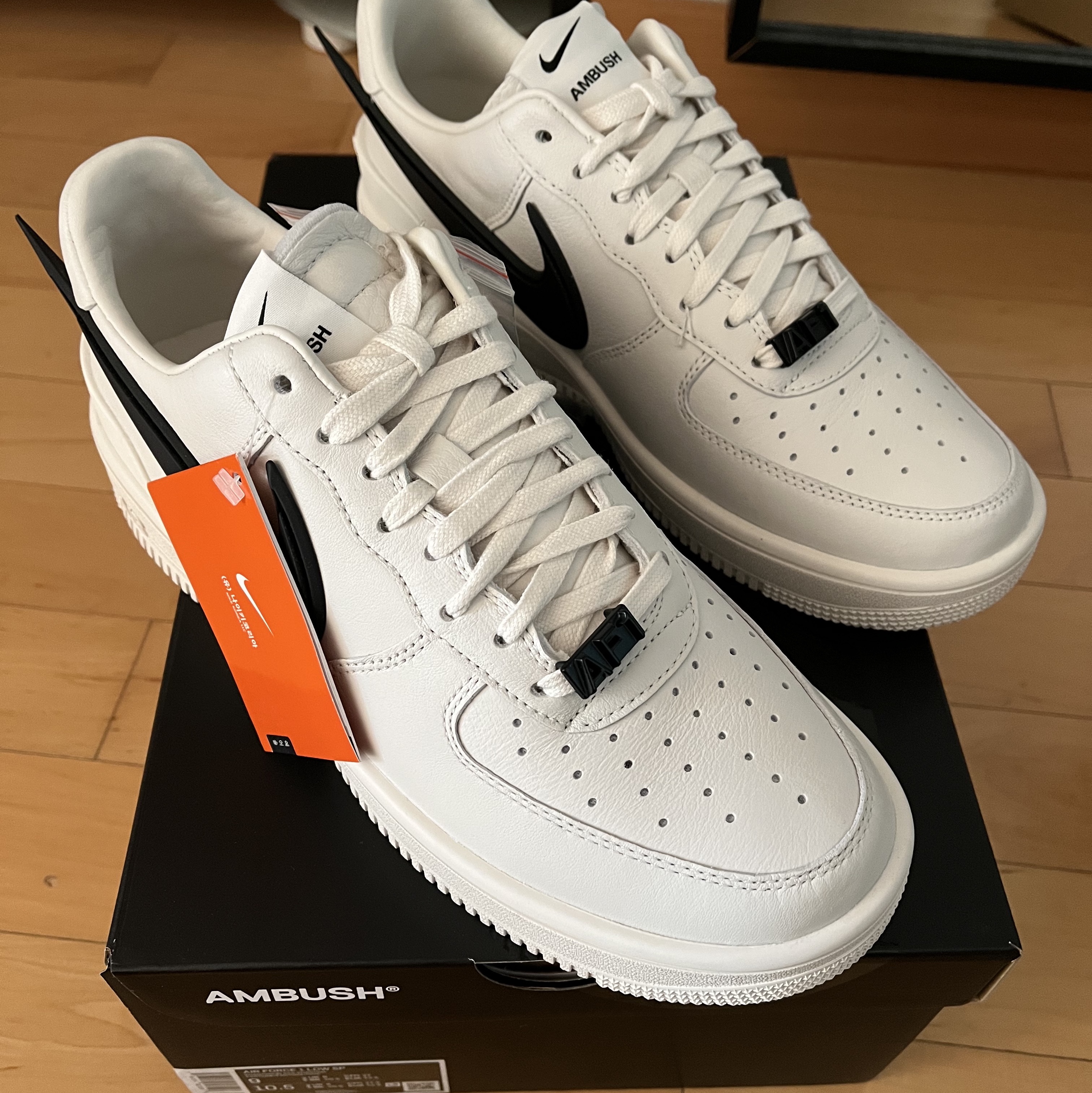 Nike x Ambush Air Force 1 Low SP Phantom 착용 스타일