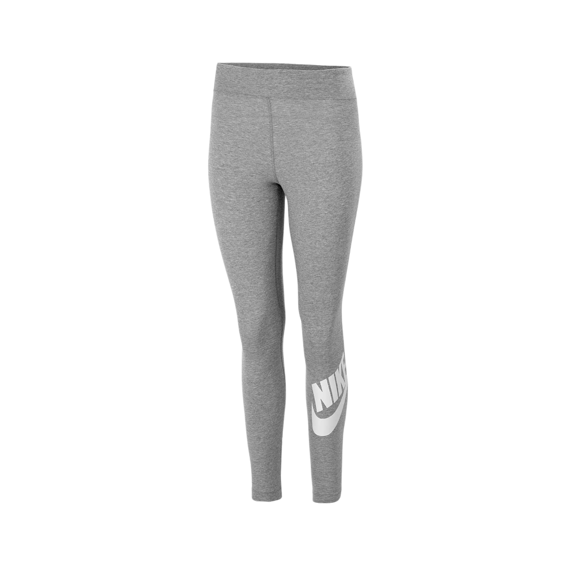 (W) Nike NSW Essential High Waist Leggings Dark Grey Heather - Asia 상세 이미지 1