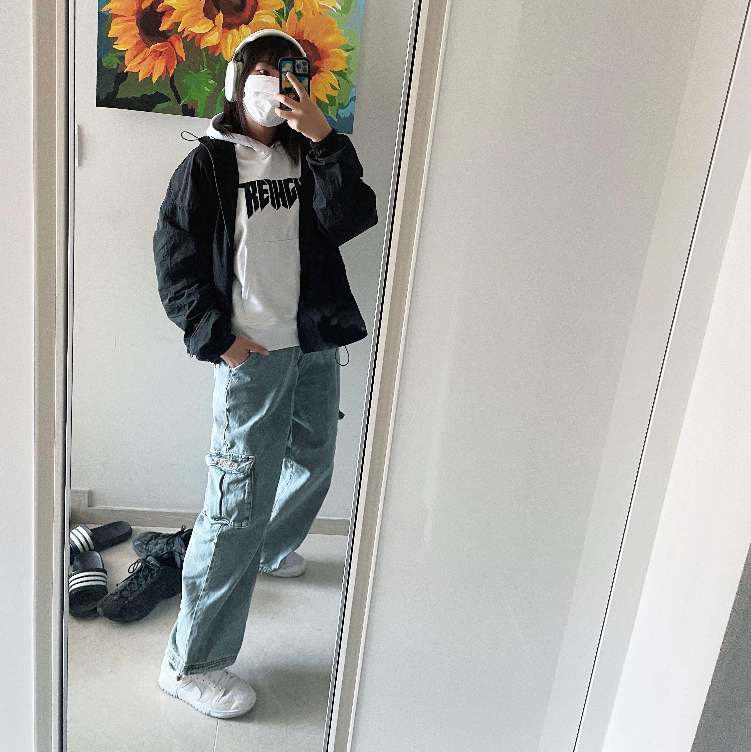 Apple AirPods Max Lightning Silver (Korean Ver.), (W) Nike Dunk Low Next Nature Sail 착용 스타일