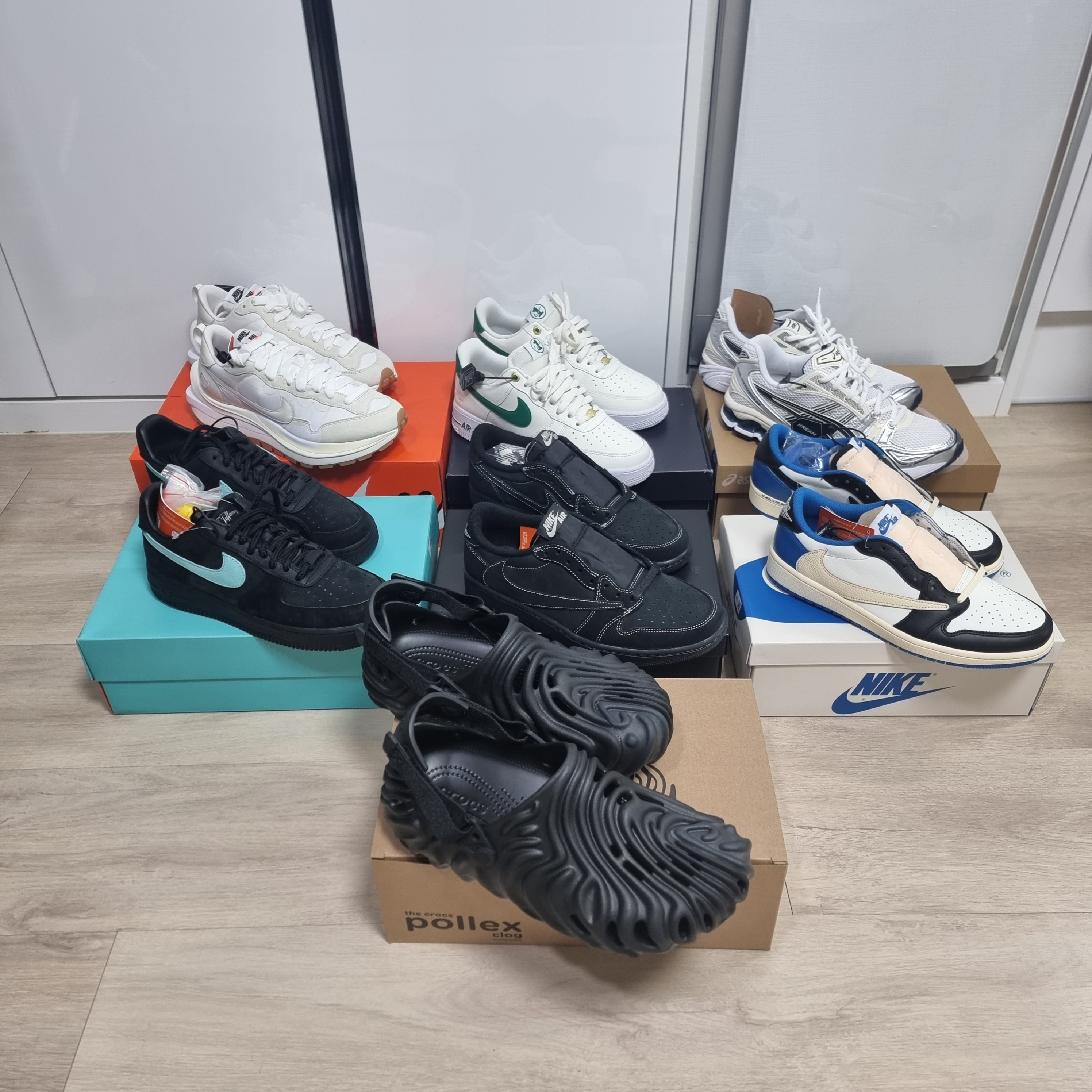 (W) Asics Gel-Kayano 14 White Midnight 착용 스타일 - 2