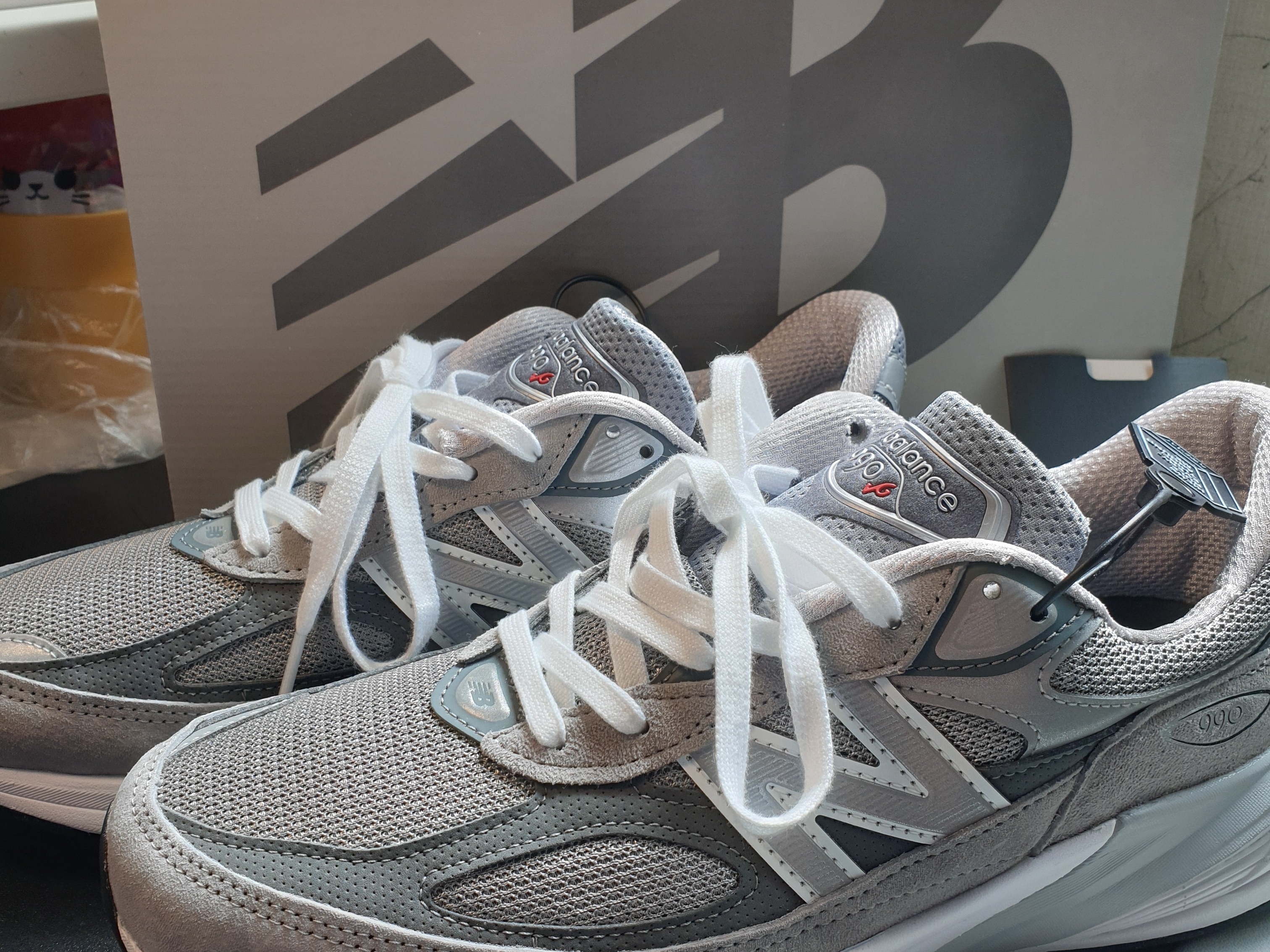 New Balance 990v6 Made in USA Grey - D Standard 착용 스타일