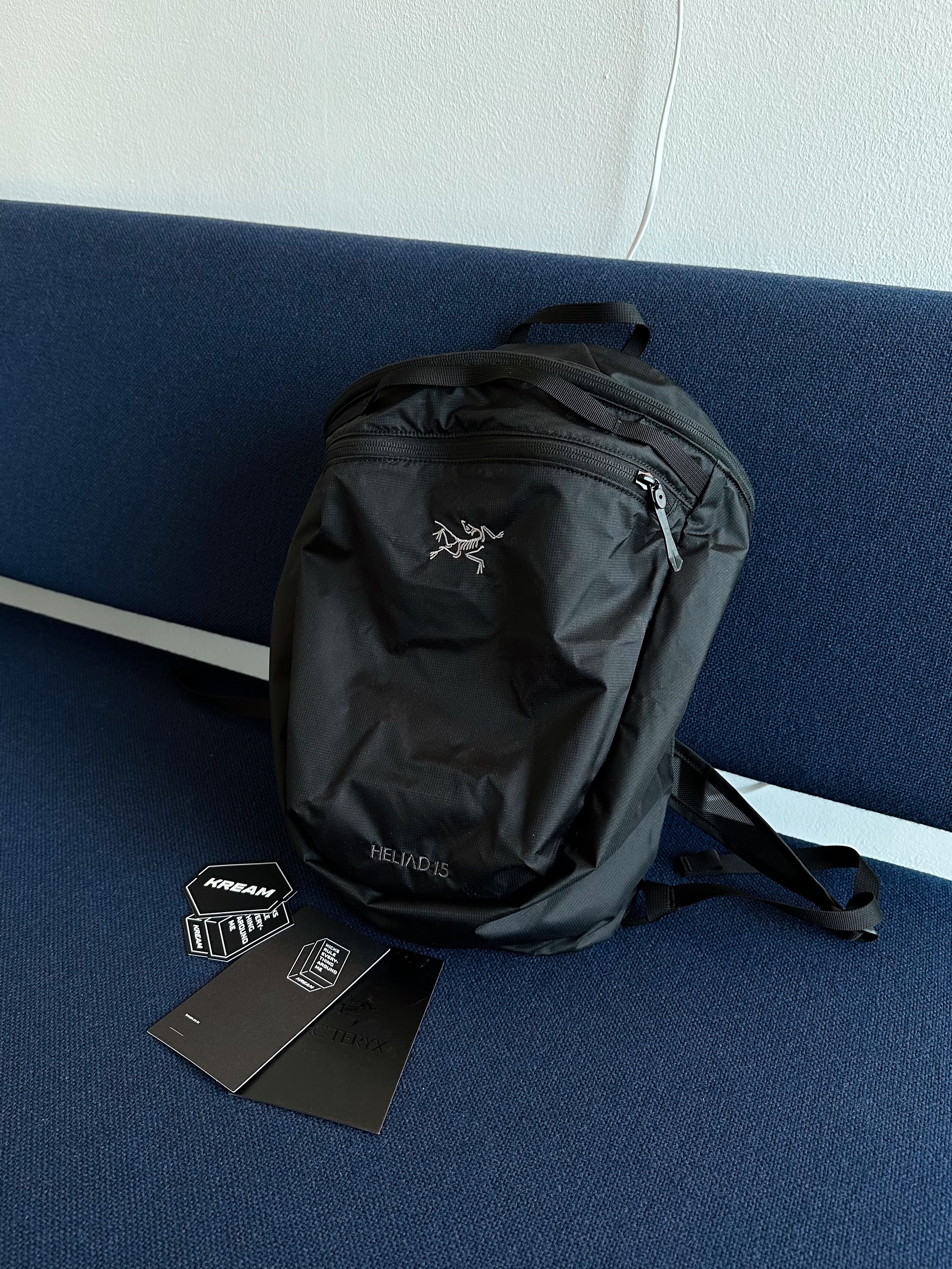 Arc'teryx Heliad 15 Backpack Black 착용 스타일 - 5