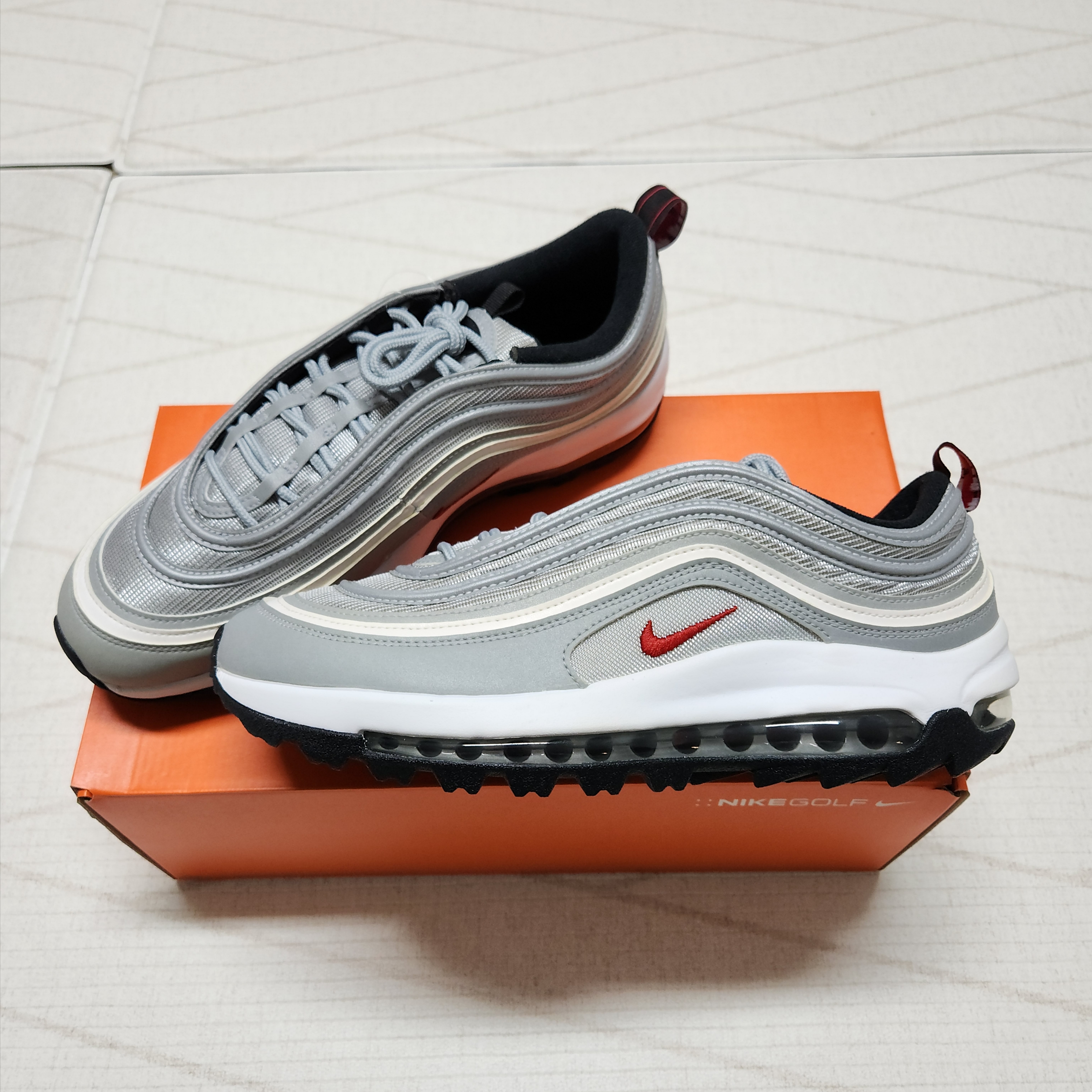 Nike Air Max 97 G Silver Bullet 착용 스타일 - 1