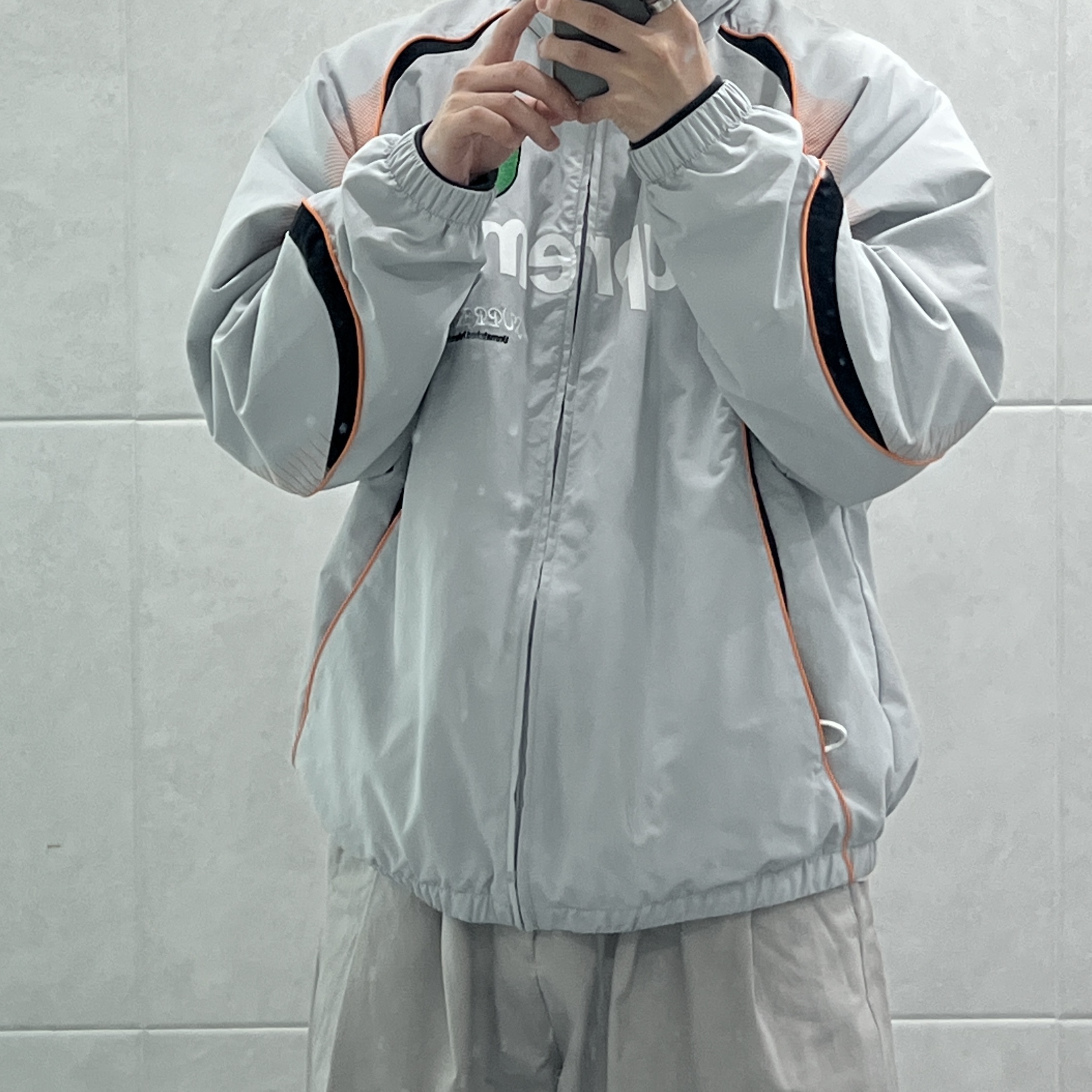 Supreme x Umbro Track Jacket Grey - 22SS, Nike x Stussy Air Zoom Spiridon Cage 2 Fossil 착용 스타일 - 2