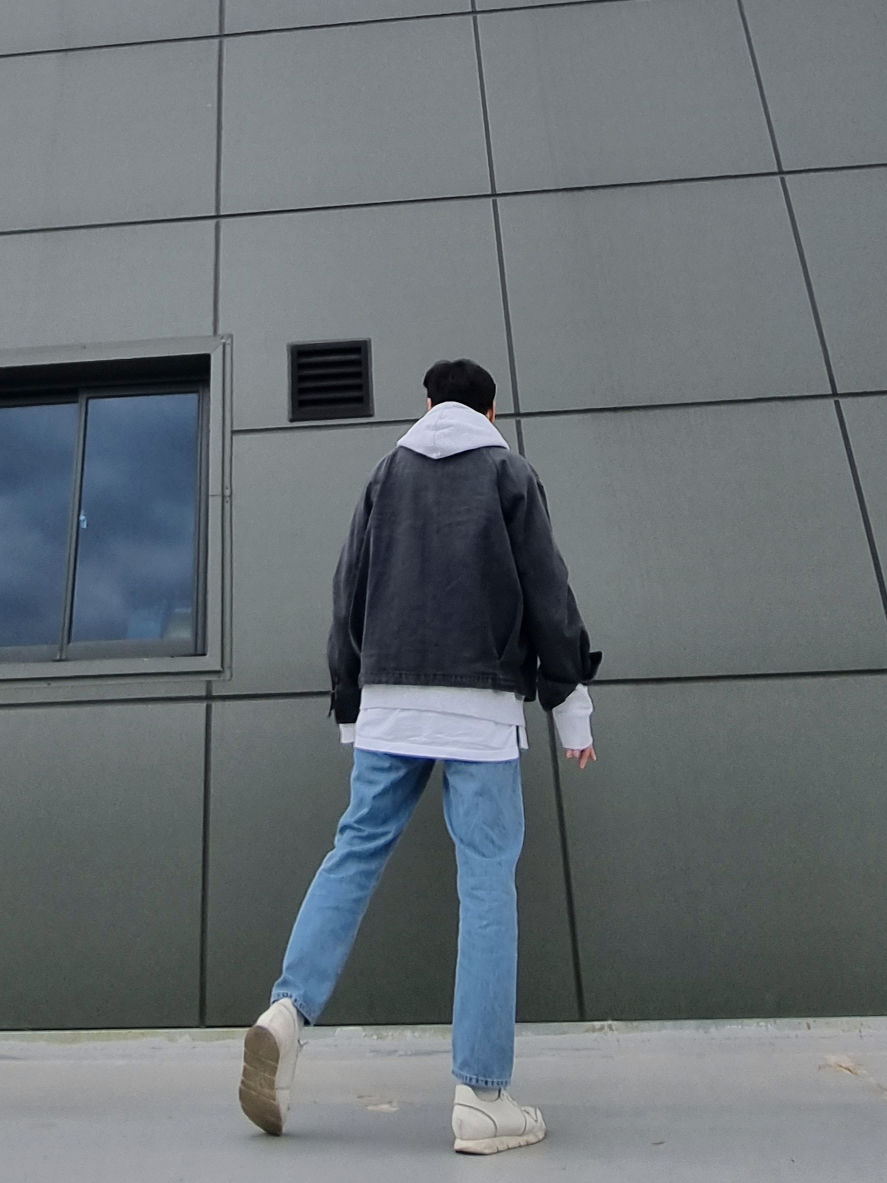 Stussy Basic Stussy Hoodie Ash Heather 2021 착용 스타일 - 3