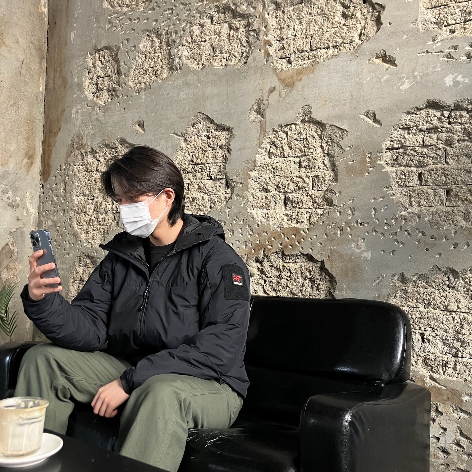 Arc'teryx LEAF Cold WX Hoody LT Gen 2 Black 착용 스타일 - 2