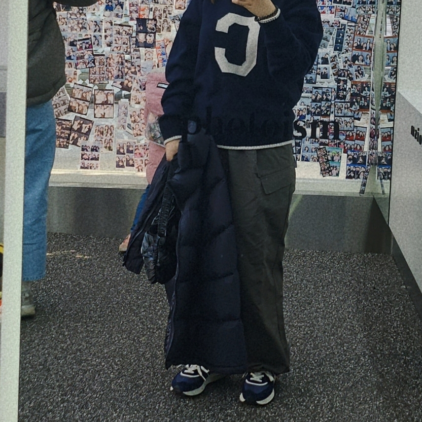 New Balance 574 Legacy Navy 착용 스타일