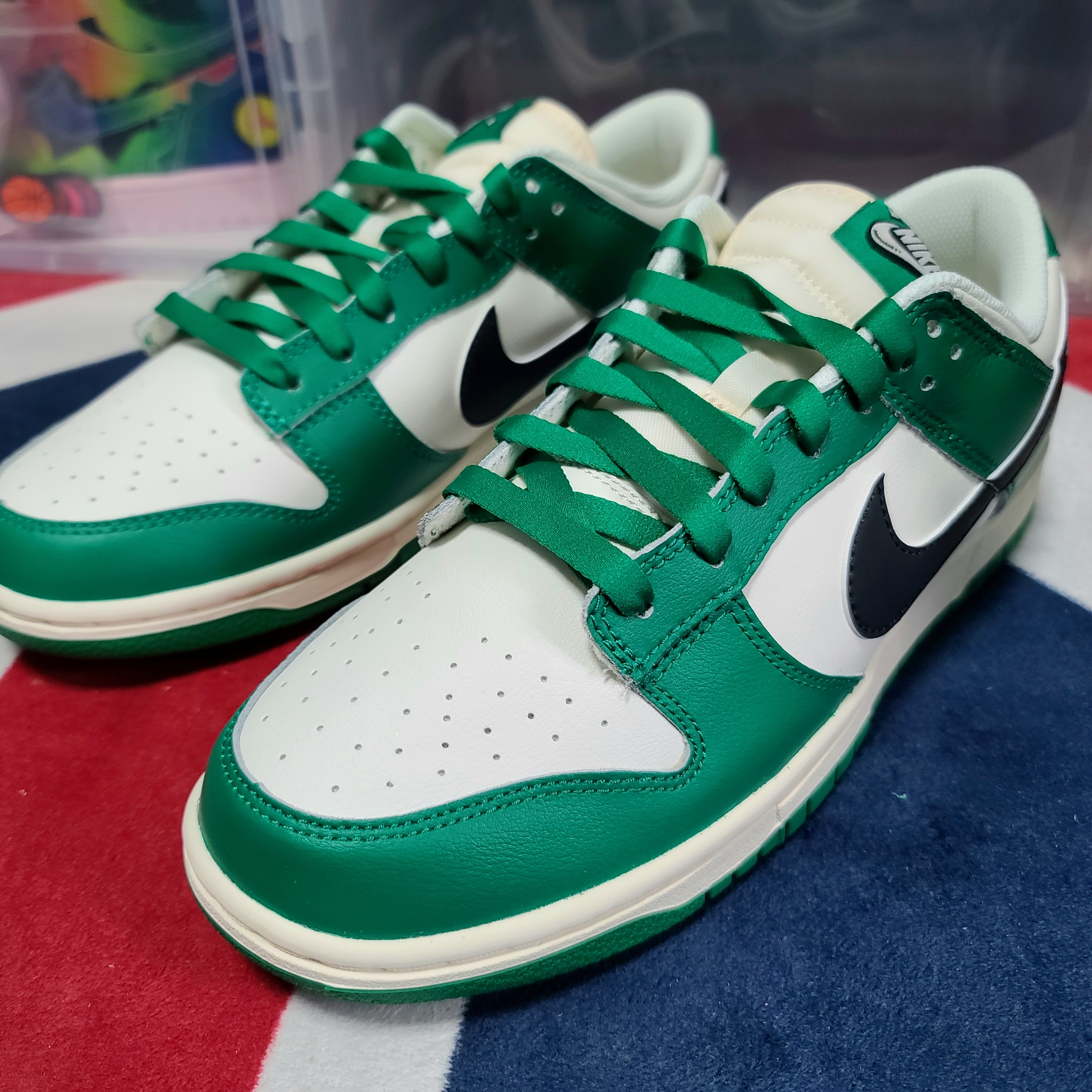 Nike Dunk Low Retro SE Jackpot Malachite 착용 스타일 - 1