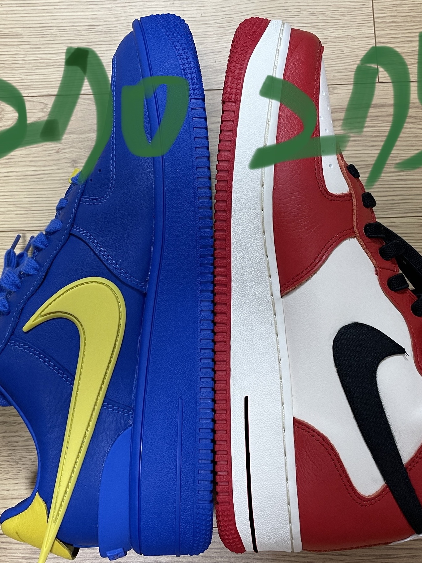 Nike x Ambush Air Force 1 Low SP Black, Nike x Stussy NRG Fleece Pants Dark Grey Heather (DO9340-063) 착용 스타일 - 5