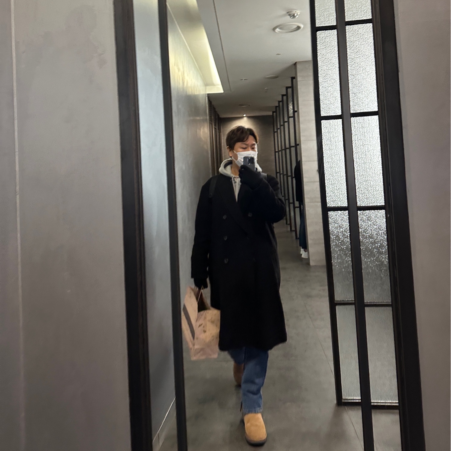 (W) UGG Classic Mini II Boots Chestnut 착용 스타일