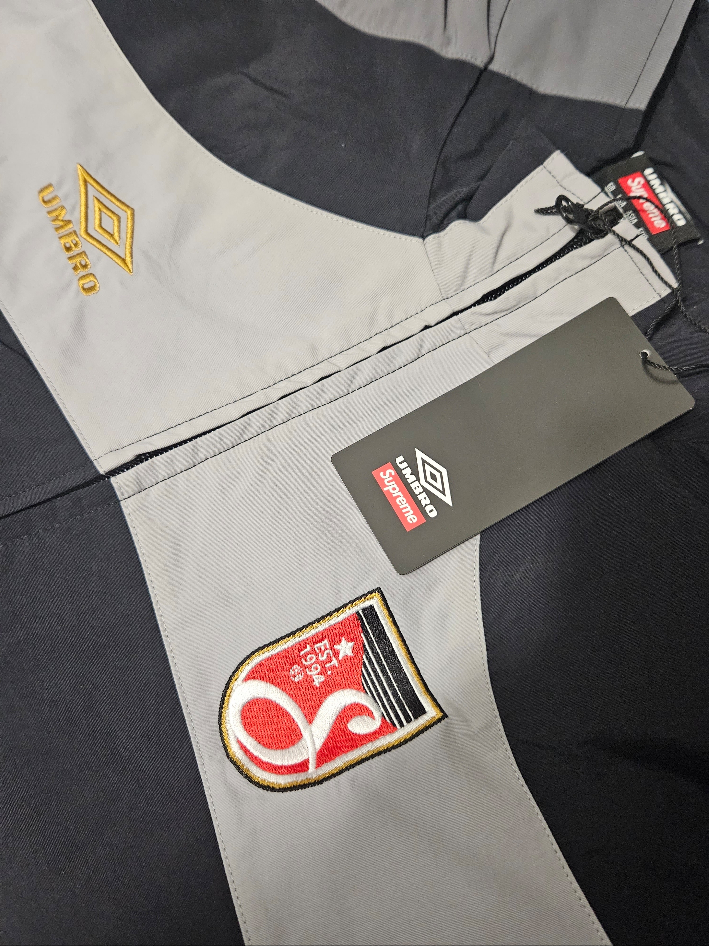 Supreme x Umbro Track Jacket Black - 23SS 착용 스타일 - 3