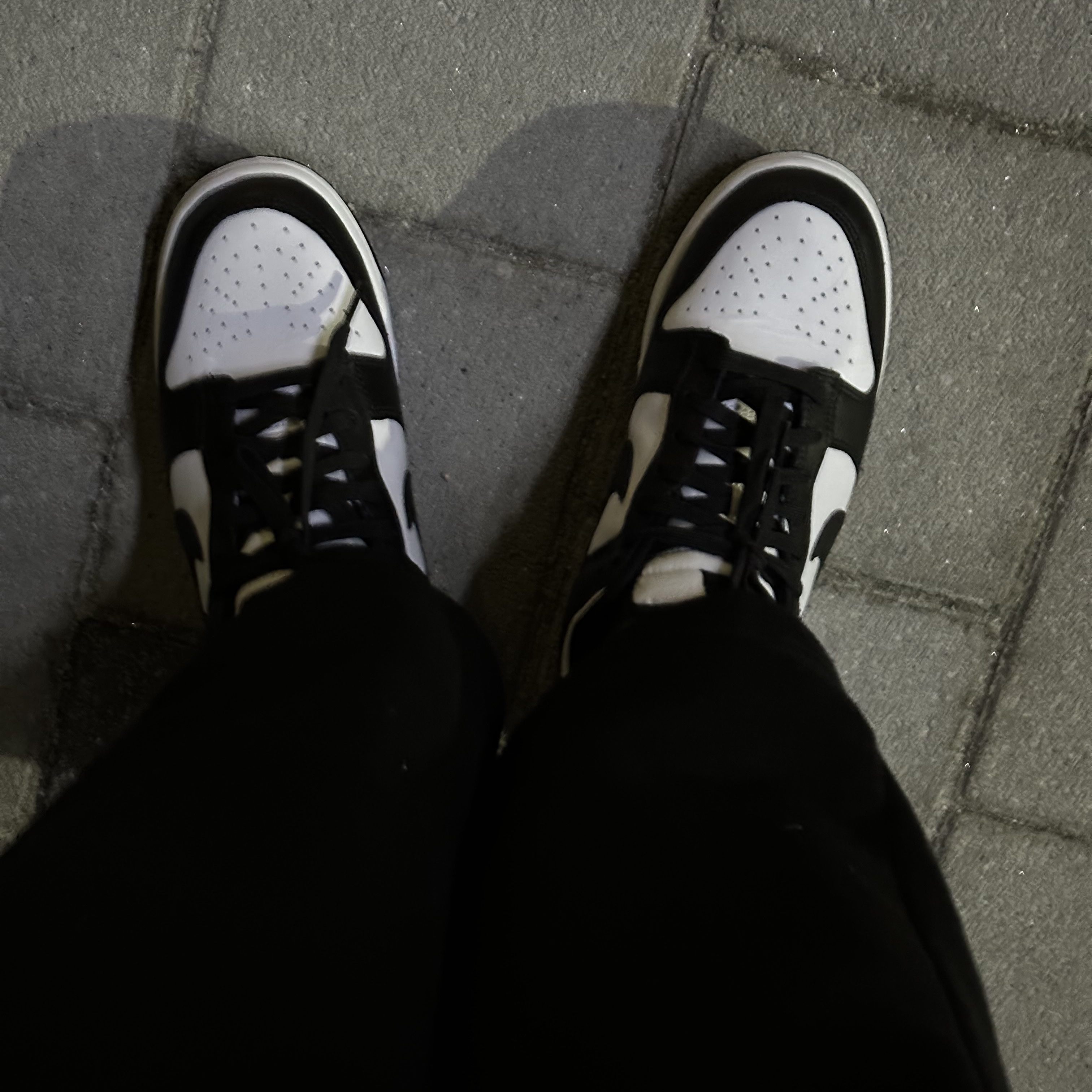 Nike Dunk Low Retro Black 착용 스타일