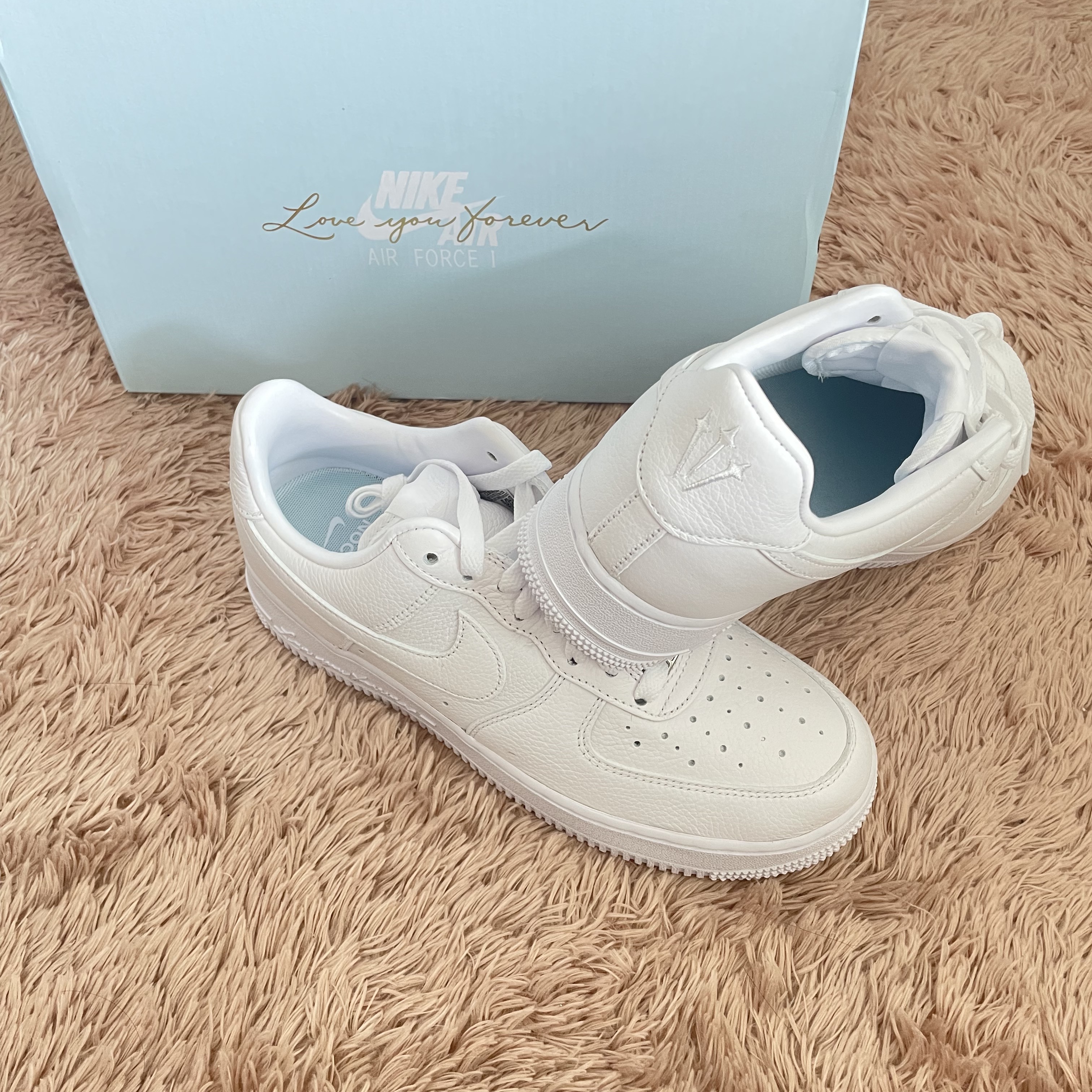 Nike x Drake Nocta Air Force 1 Low SP Certified Lover Boy White 착용 스타일