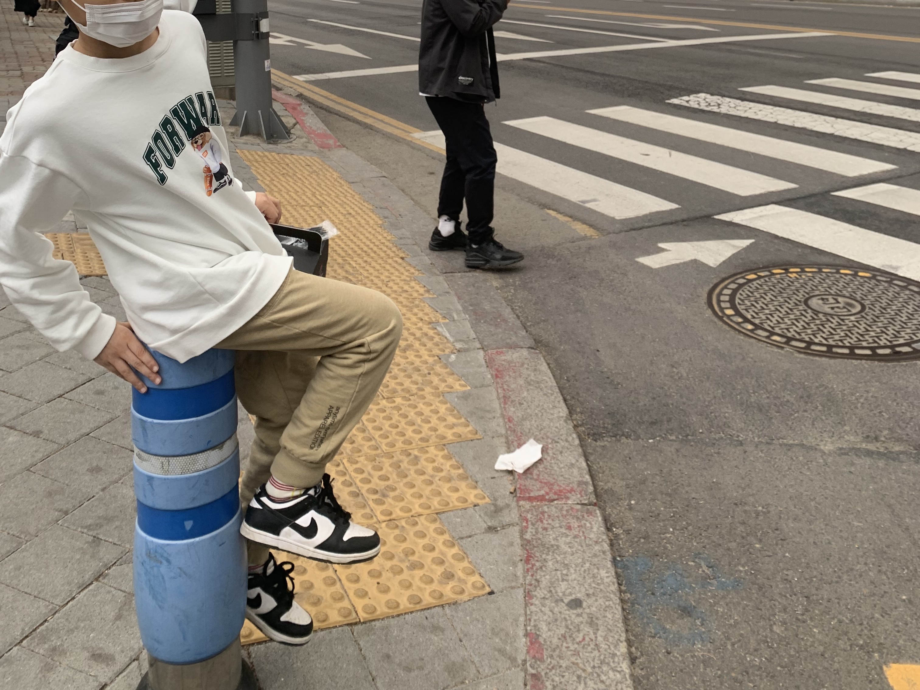 (PS) Nike Dunk Low Black 착용 스타일 - 1