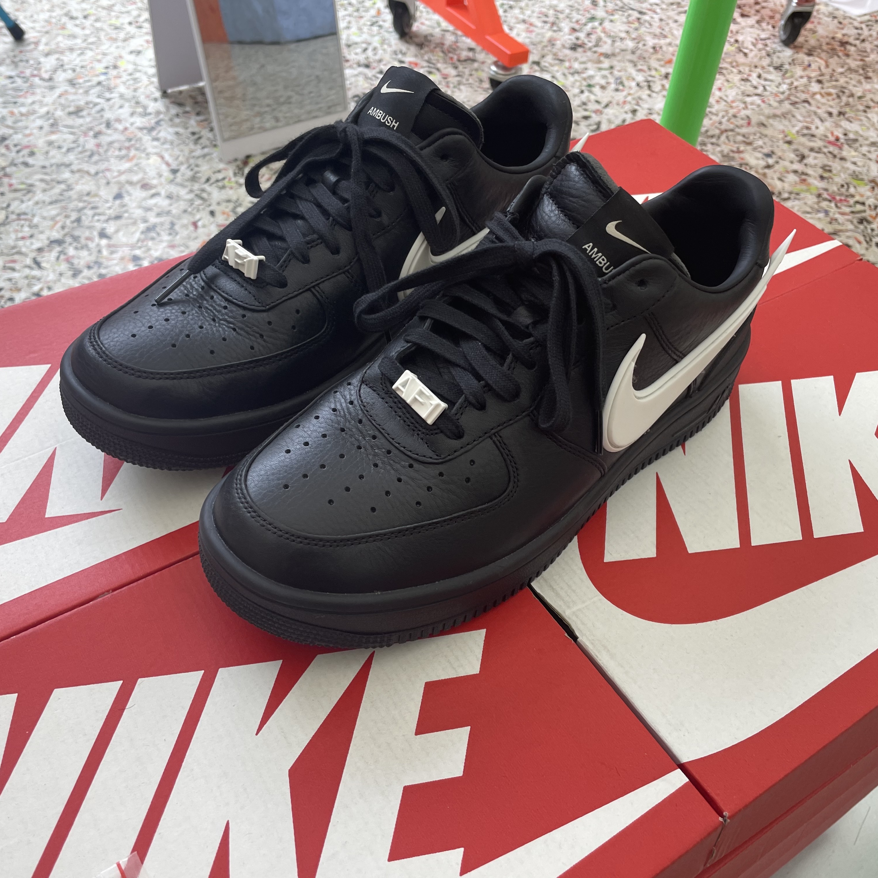 Nike x Ambush Air Force 1 Low SP Black 착용 스타일
