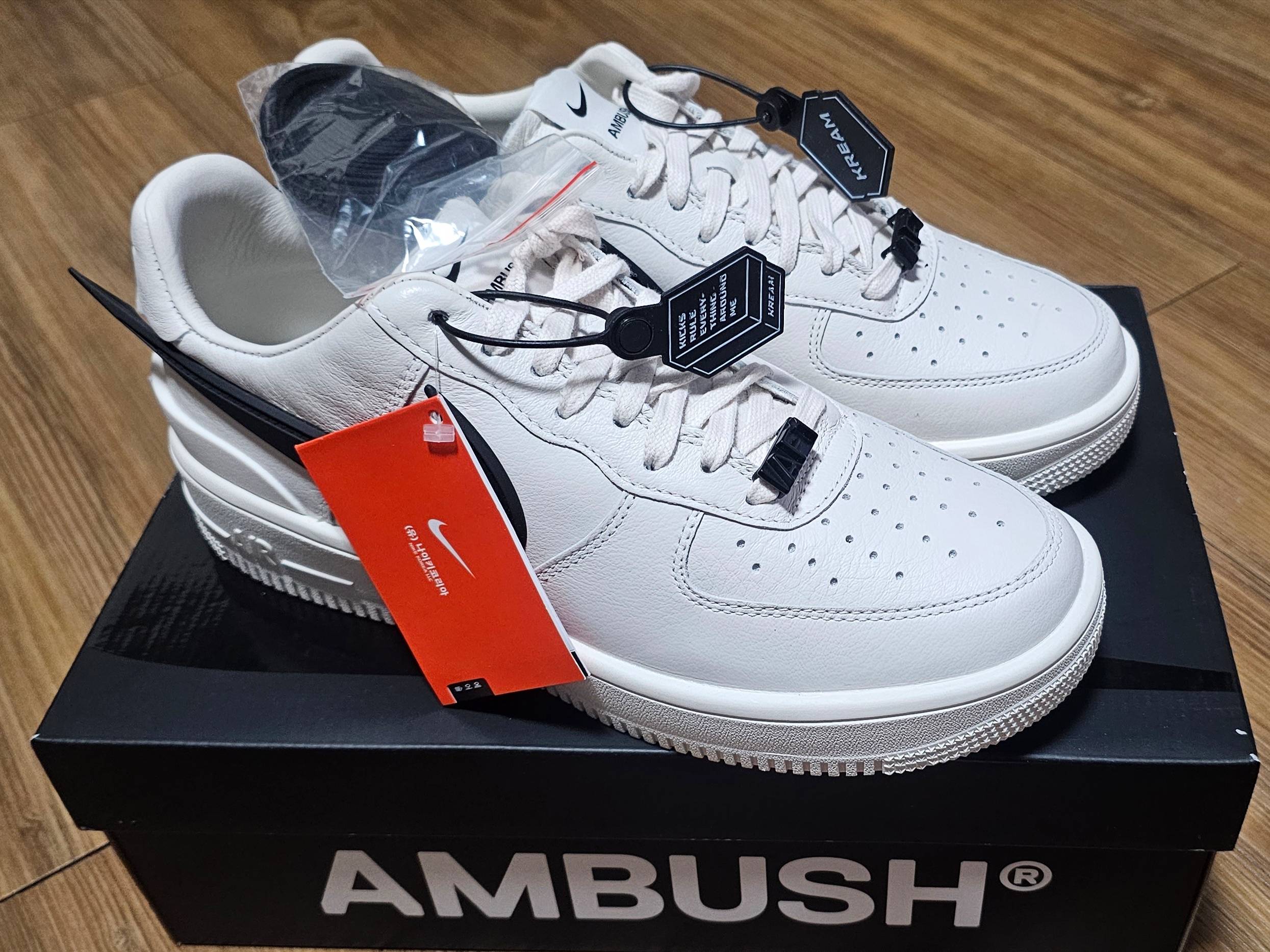 Nike x Ambush Air Force 1 Low SP Black, Nike x Ambush Air Force 1 Low SP Phantom 착용 스타일 - 5