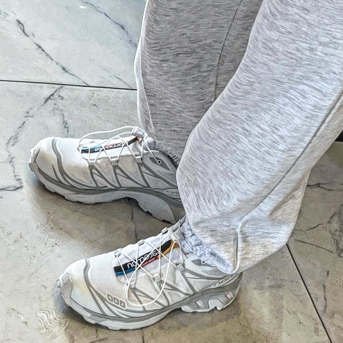 Salomon XT-6 ADV White 착용 스타일