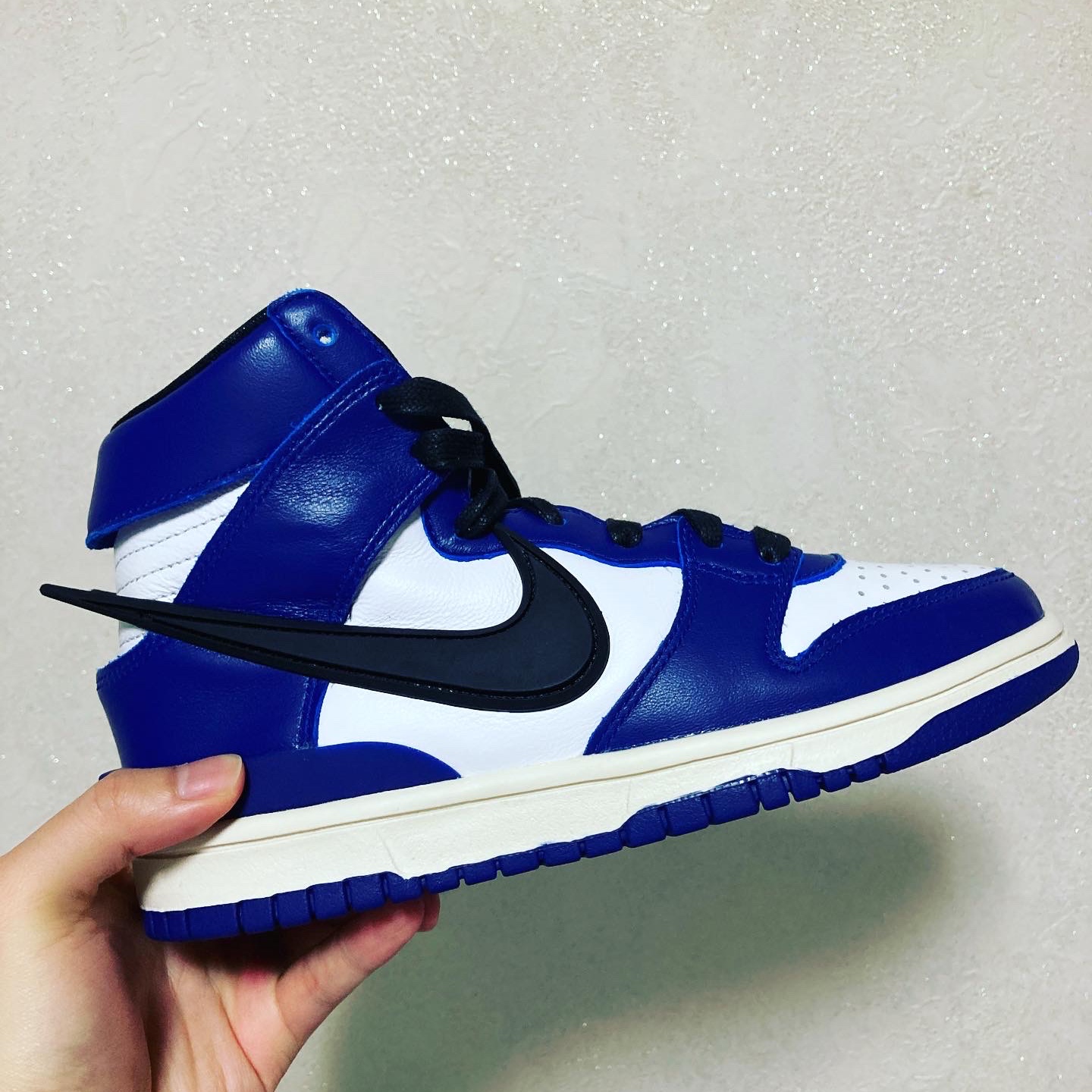 Nike x Ambush Dunk High Deep Royal Blue 착용 스타일