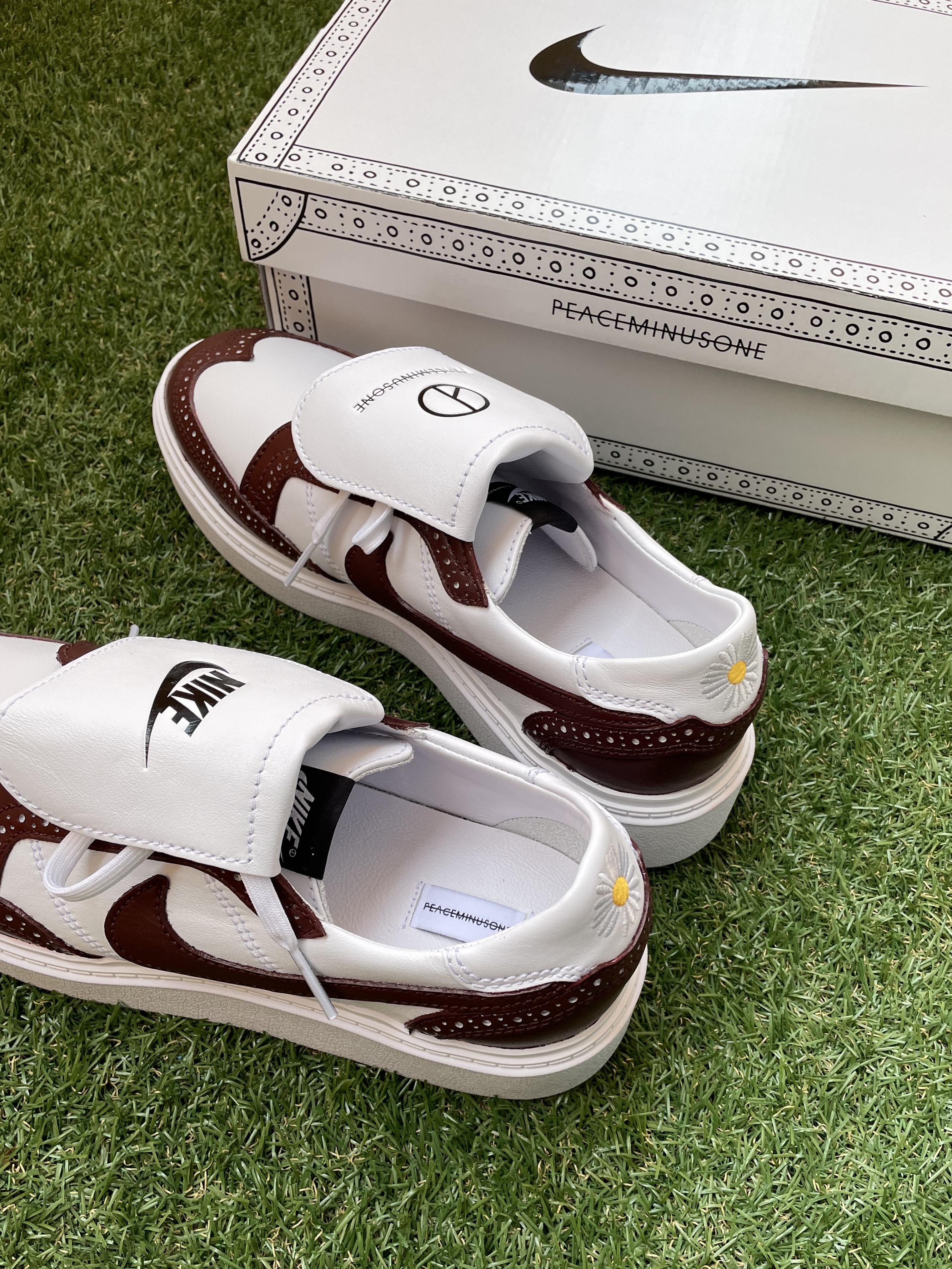 Nike x Peaceminusone Kwondo1 White 착용 스타일 - 3