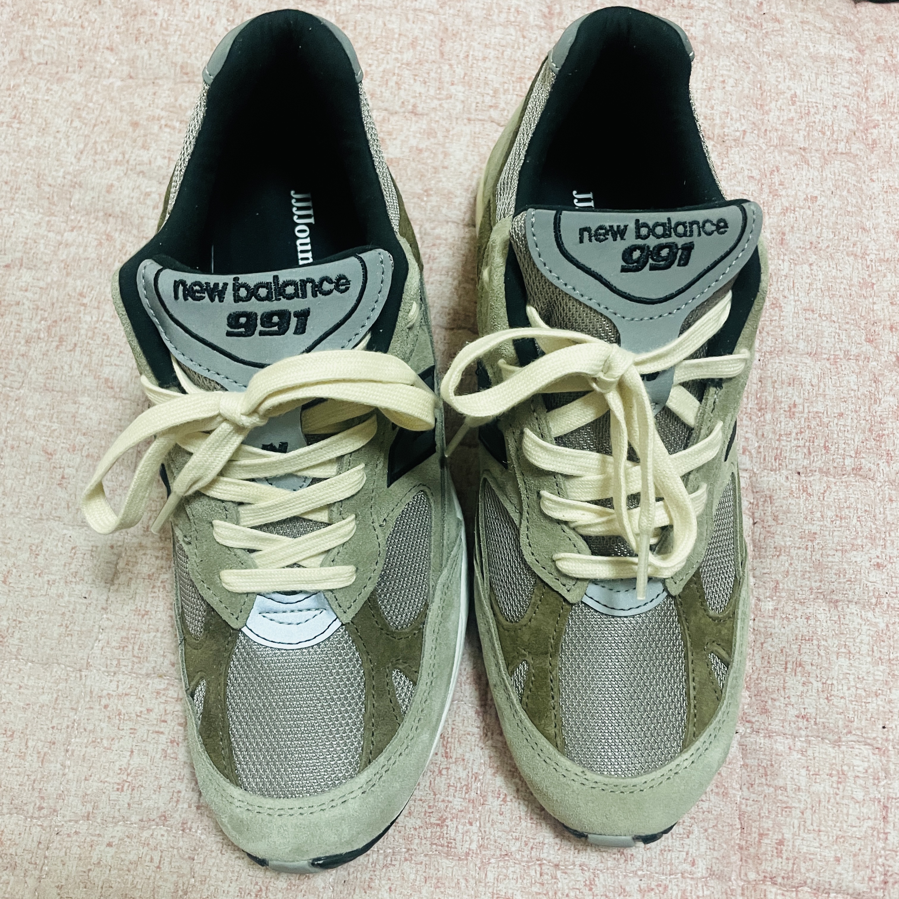 (W) New Balance x JJJJound 991 Made in UK Grey, New Balance x JJJJound 991 Made in UK Grey 착용 스타일 - 3