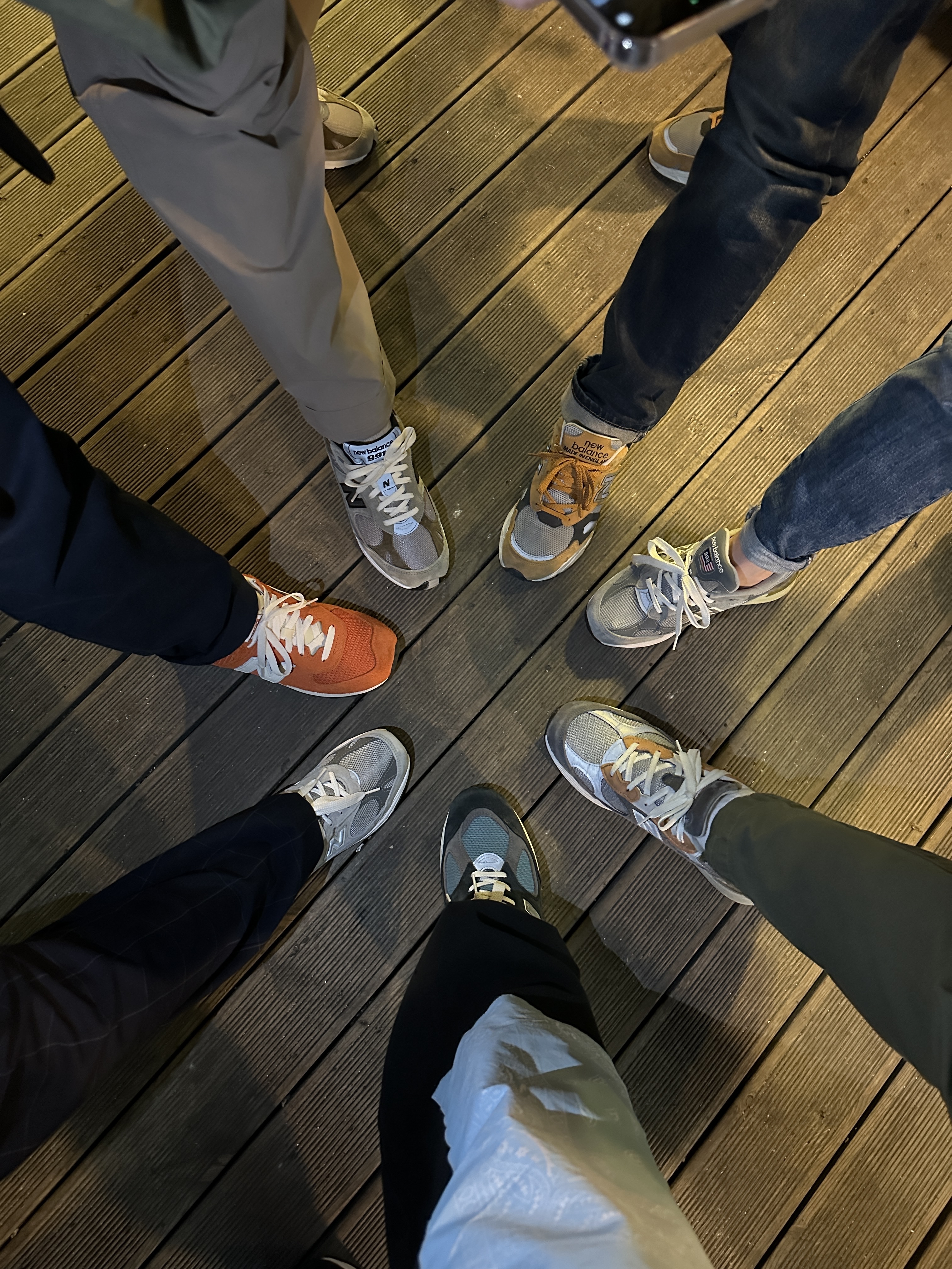 New Balance x Todd Snyder 992 Made in USA 10th Anniversary Grey Tan, New Balance x JJJJound 991 Made in UK Grey 착용 스타일