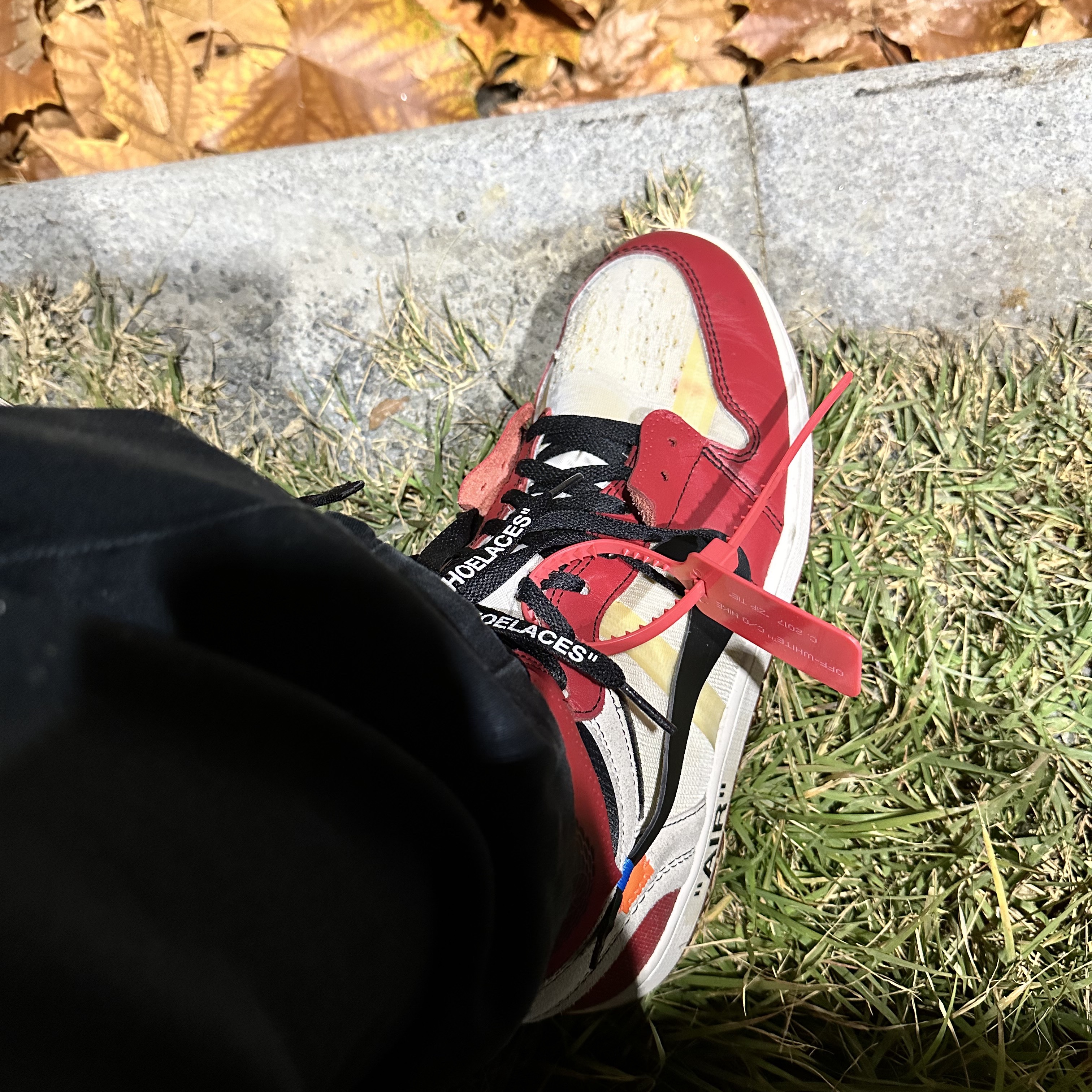 Jordan 1 x Off-White Retro High Chicago The Ten 착용 스타일