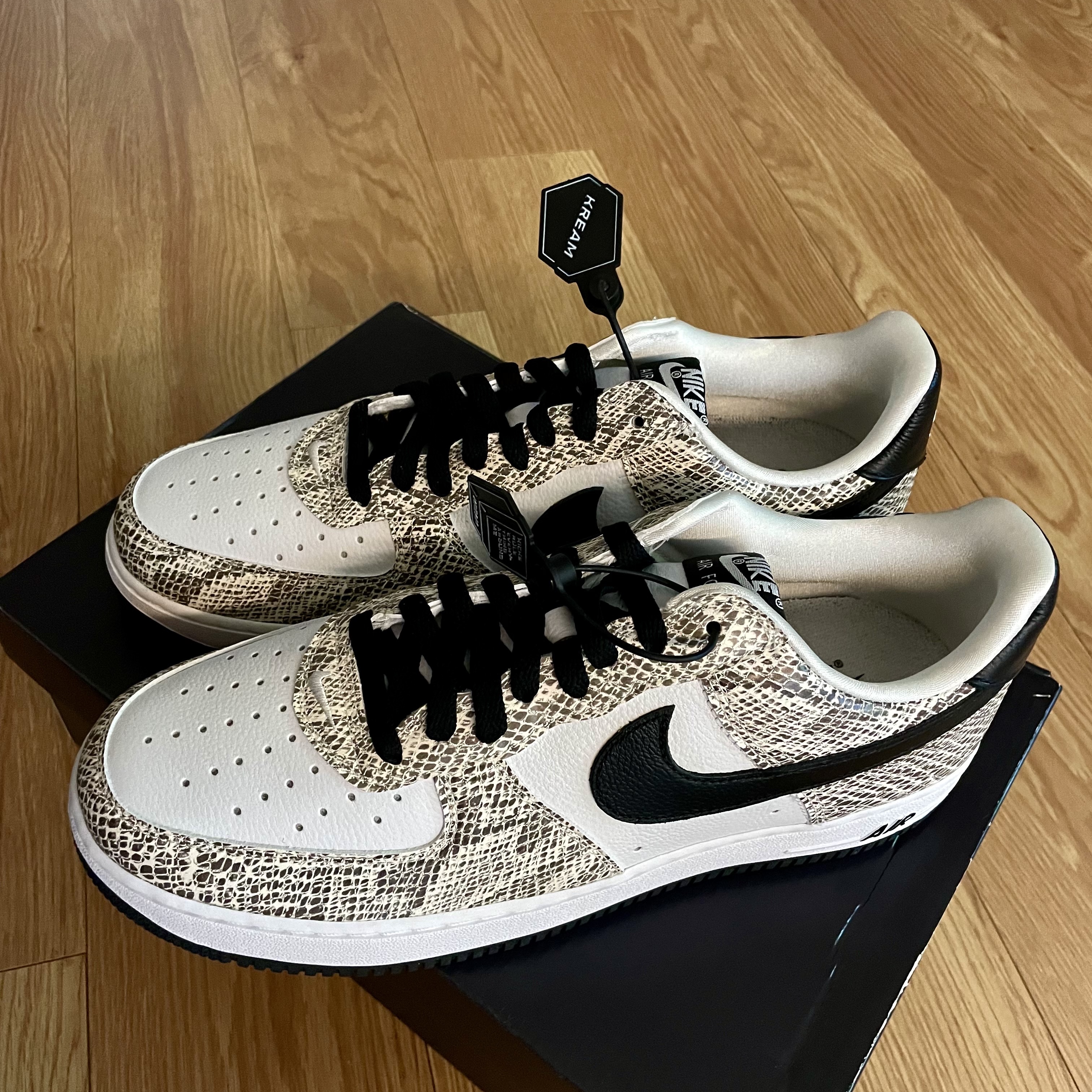 Nike Air Force 1 Low Retro Cocoa Snake 2018 착용 스타일 - 1