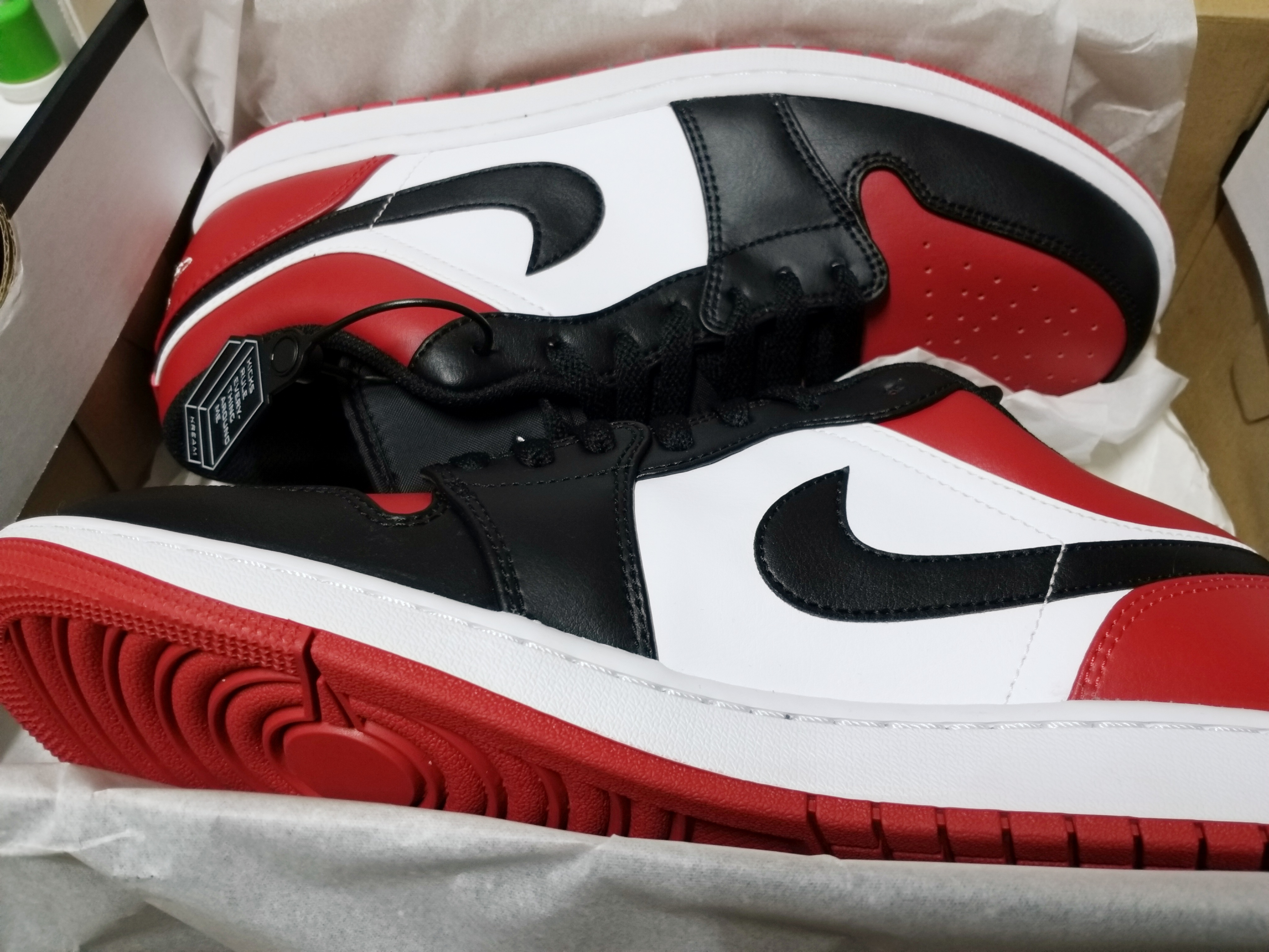 Jordan 1 Low Bred Toe 착용 스타일
