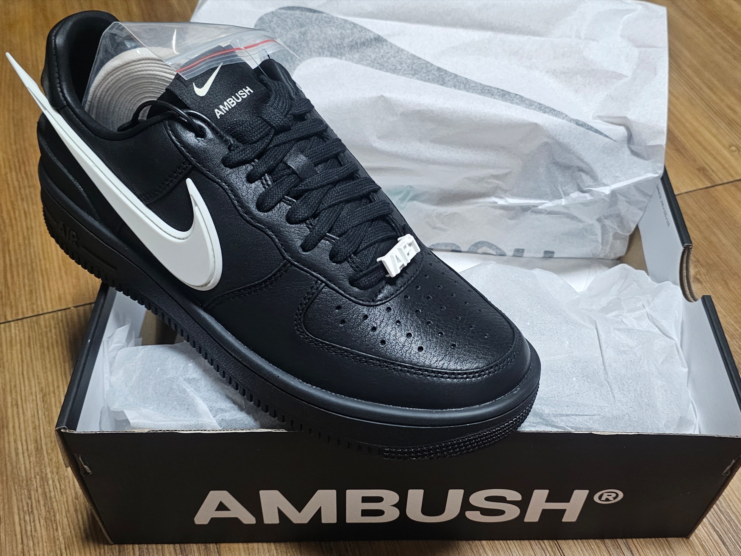 Nike x Ambush Air Force 1 Low SP Black, Nike x Ambush Air Force 1 Low SP Phantom 착용 스타일 - 3