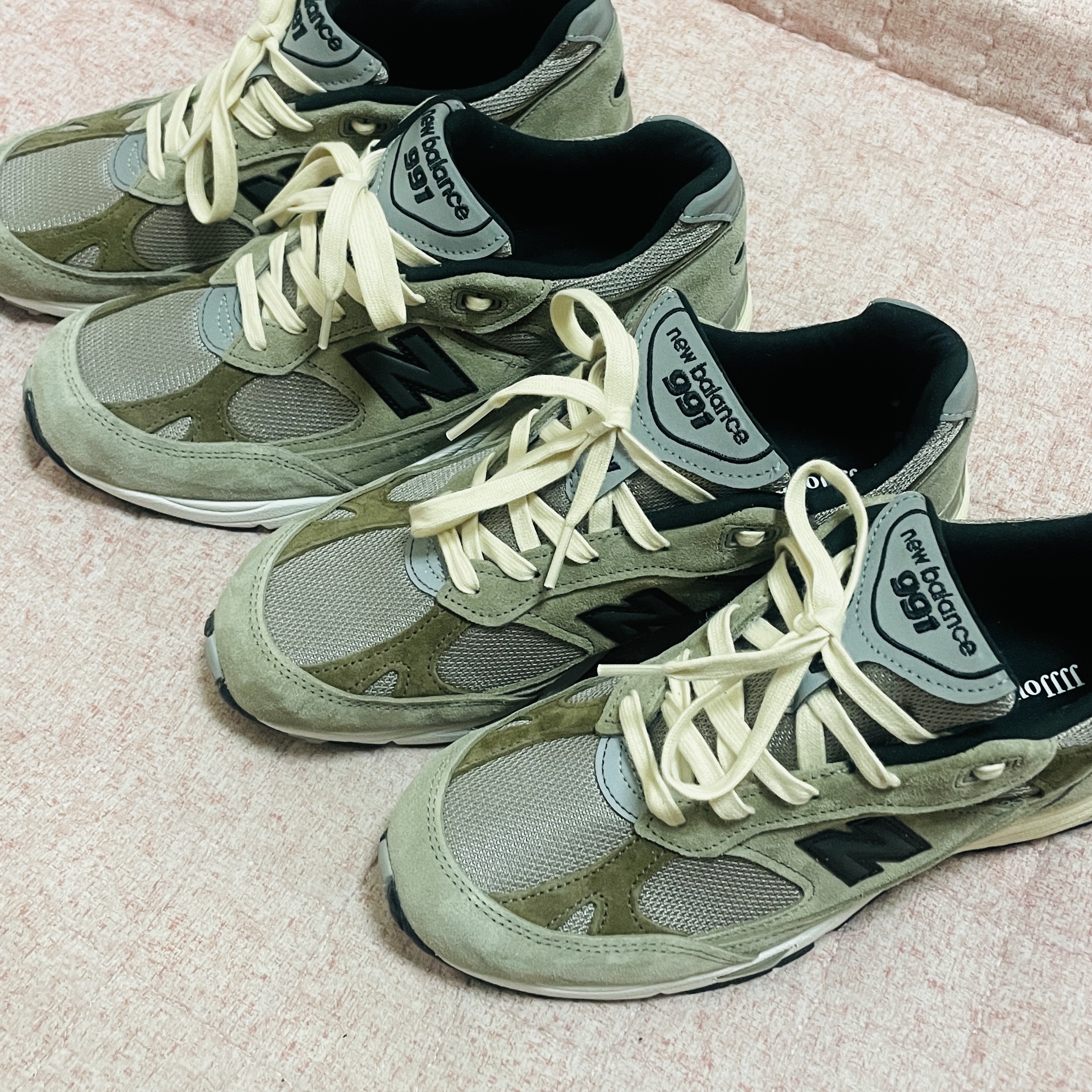 (W) New Balance x JJJJound 991 Made in UK Grey, New Balance x JJJJound 991 Made in UK Grey 착용 스타일 - 1