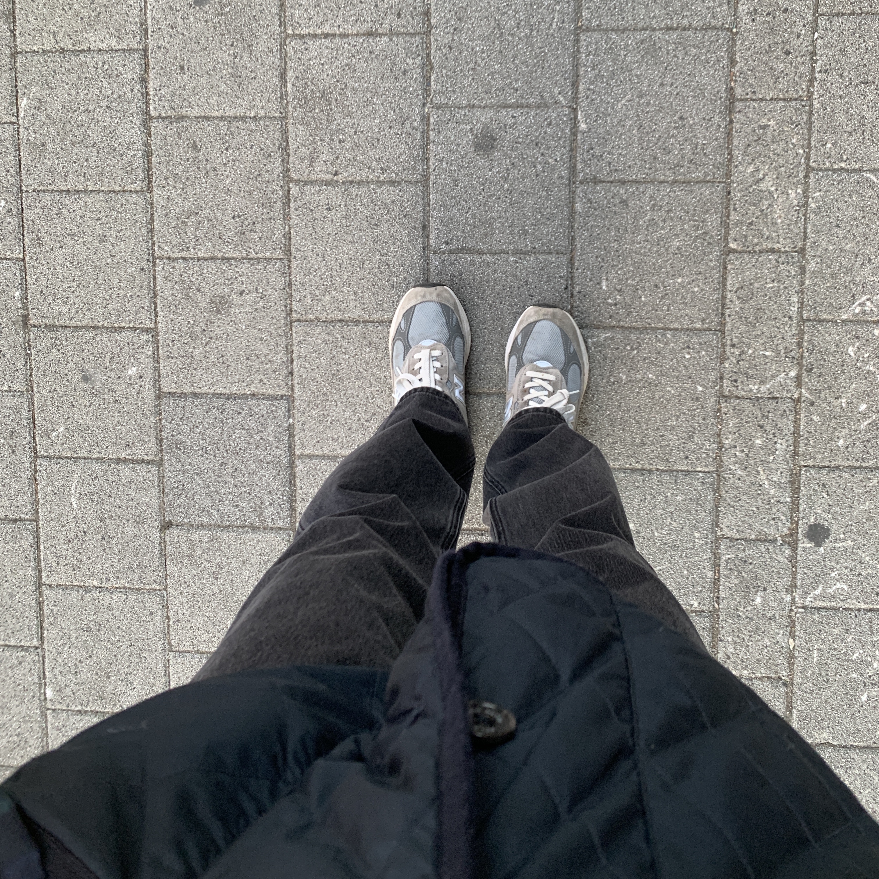 New Balance 993 Made in USA Grey - D Standard 착용 스타일
