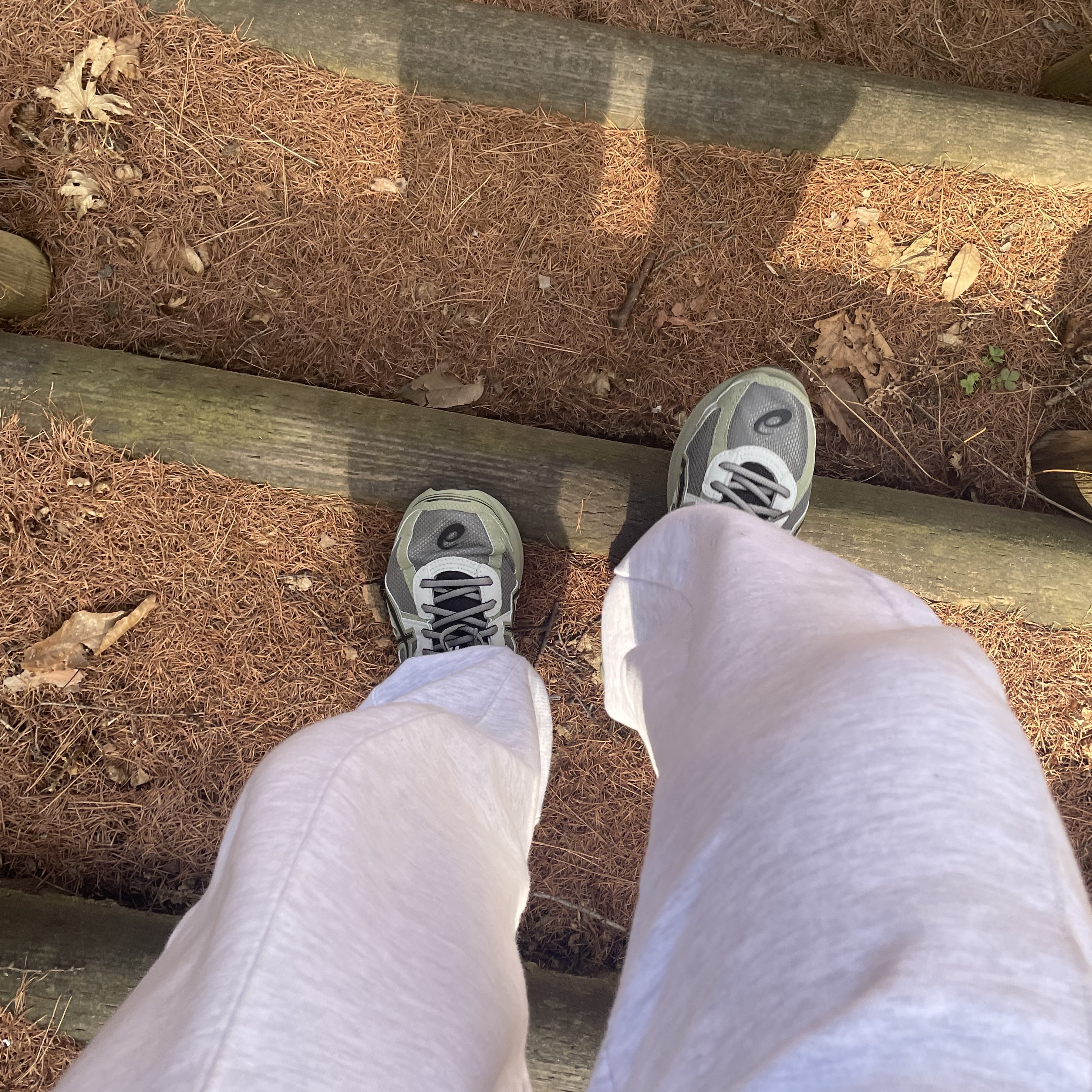 Asics Jog 100 S Sheet Rock - 2E Wide 착용 스타일 - 1