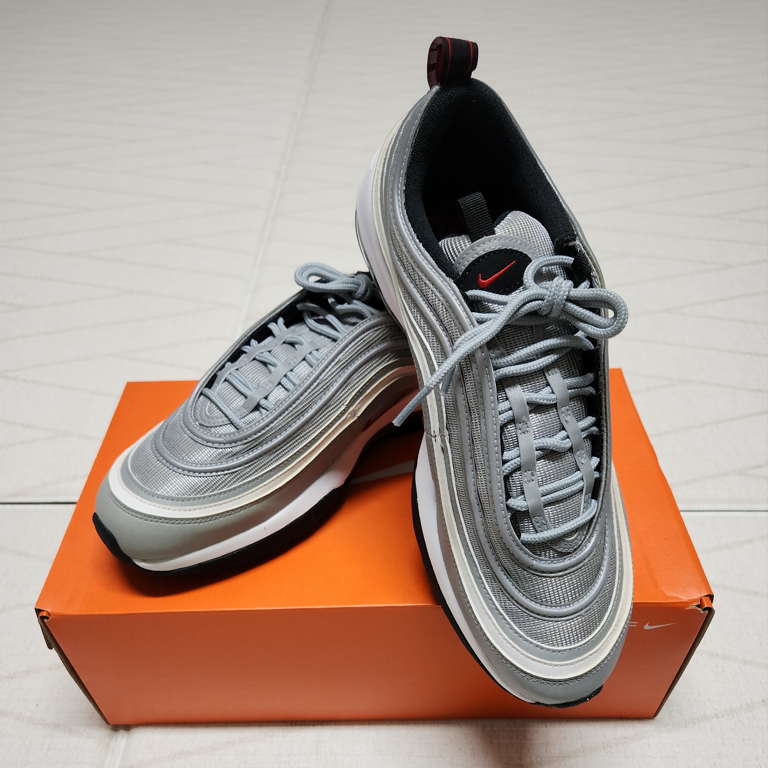 Nike Air Max 97 G Silver Bullet 착용 스타일 - 2