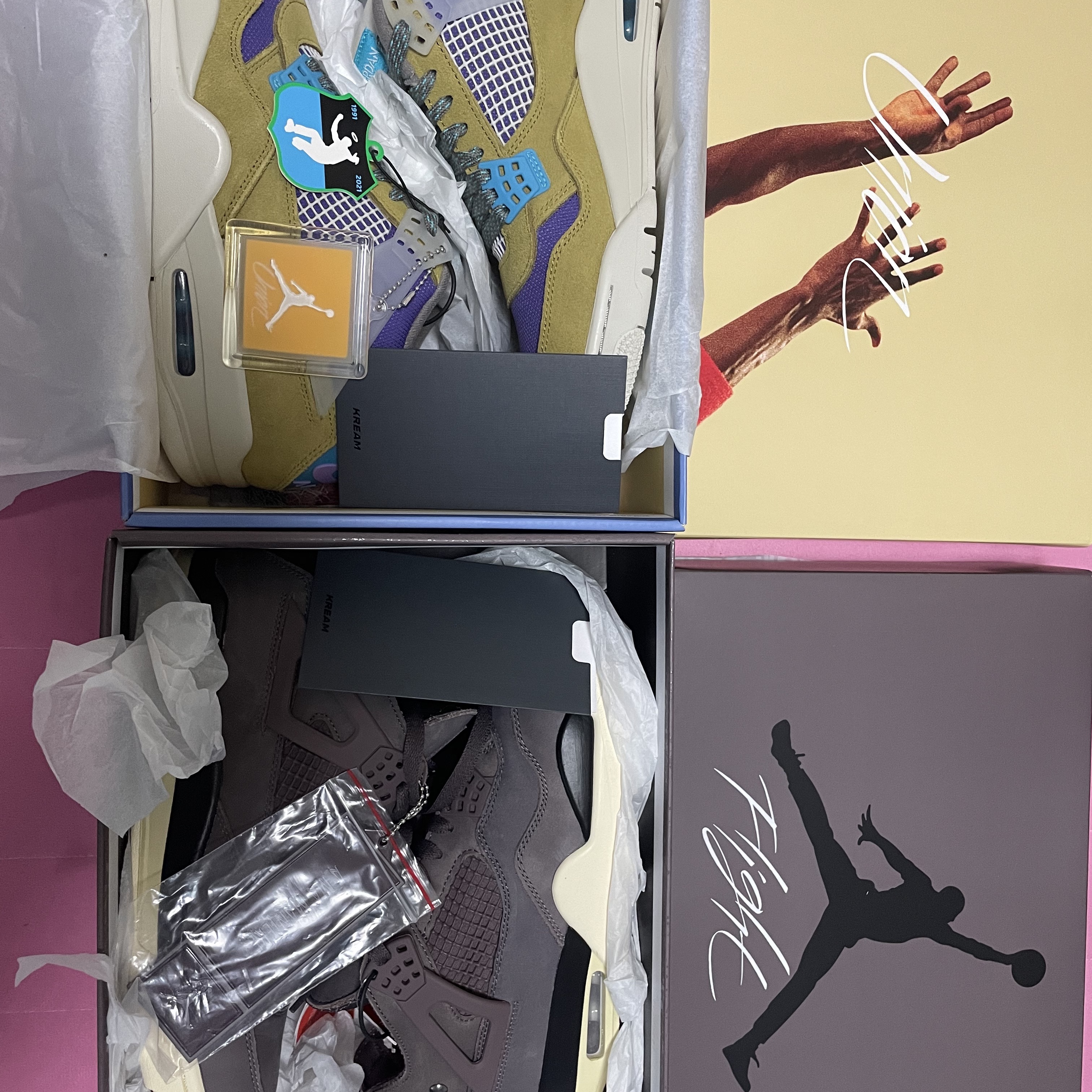 Jordan 4 x Union Retro SP Desert Moss 착용 스타일