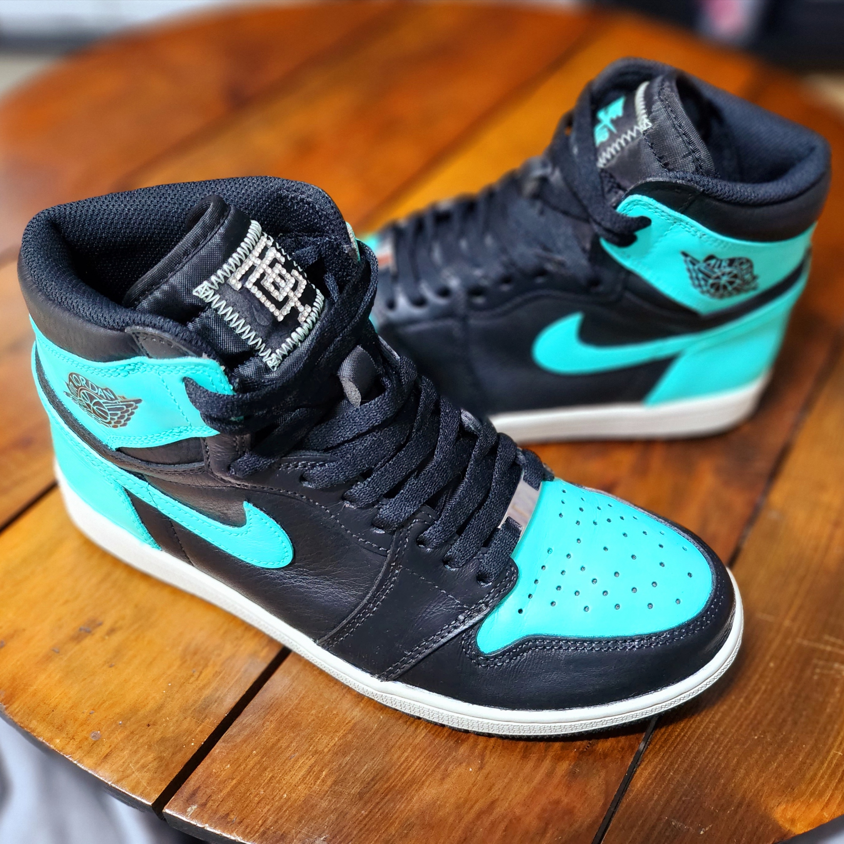Nike x Tiffany & Co. Air Force 1 Low SP 1837, Nike x Diamond Supply Co. SB Dunk High Tiffany 착용 스타일 - 5