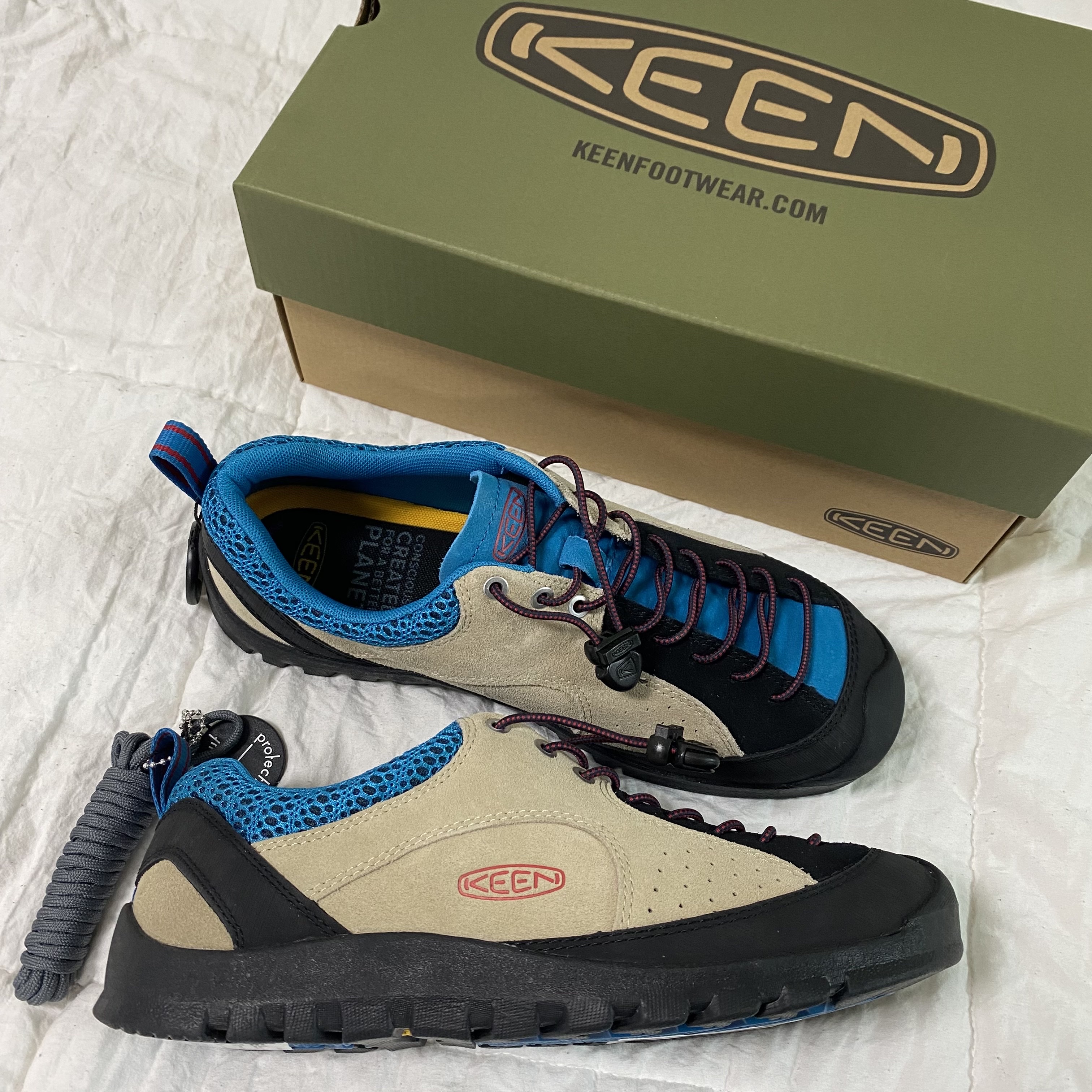 Keen Jasper Rocks SP Sneakers Beige 착용 스타일 - 1